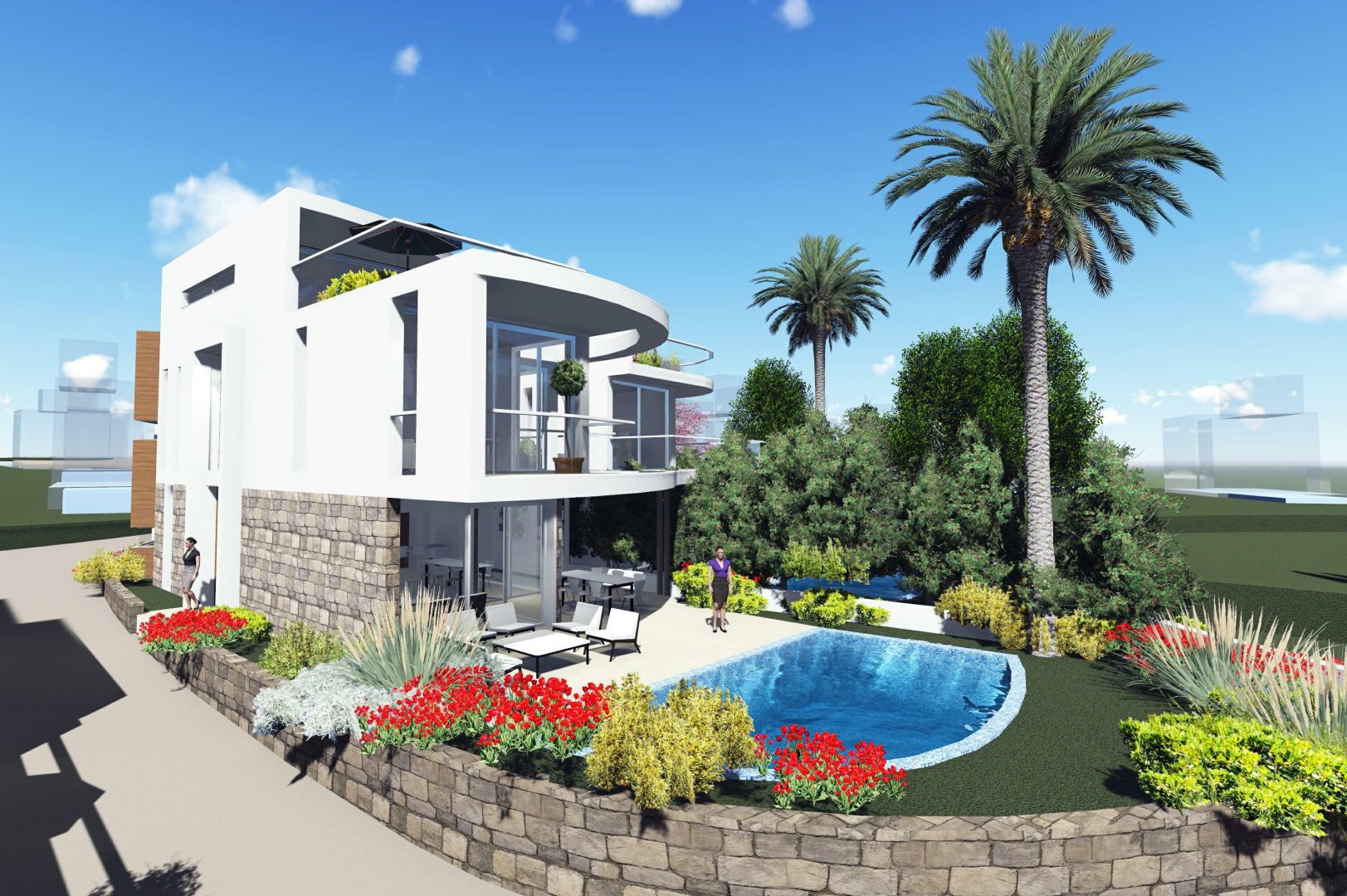 4 bedroom Villas / Houses in Chloraka, Paphos, Cyprus – V-ADN-4-84