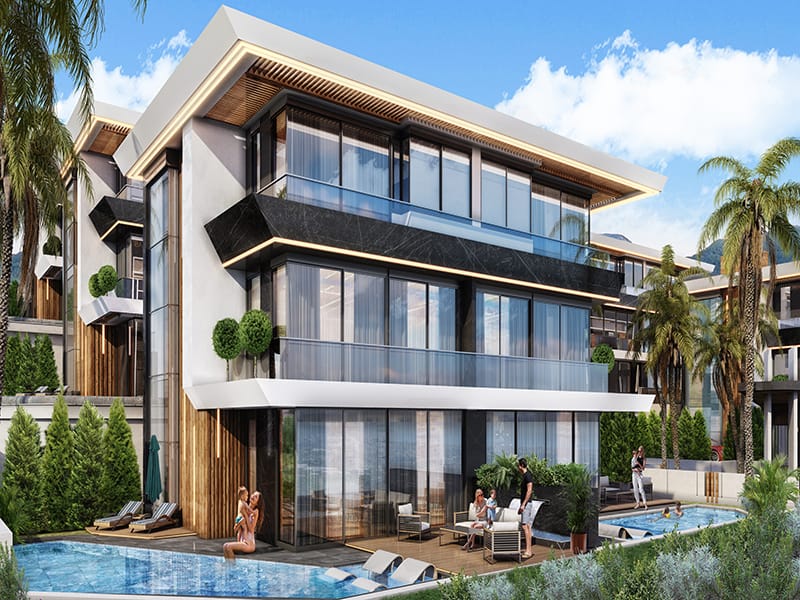 Exquisite Villas for sale in Kizilcasehir, Alanya – TC1861