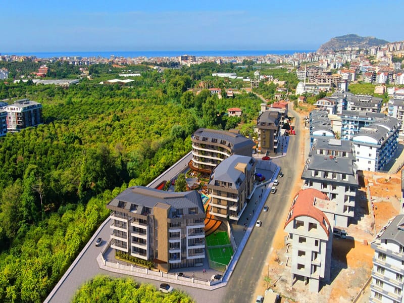 Scenic view Apartments located in Oba, Alanya – TC1860