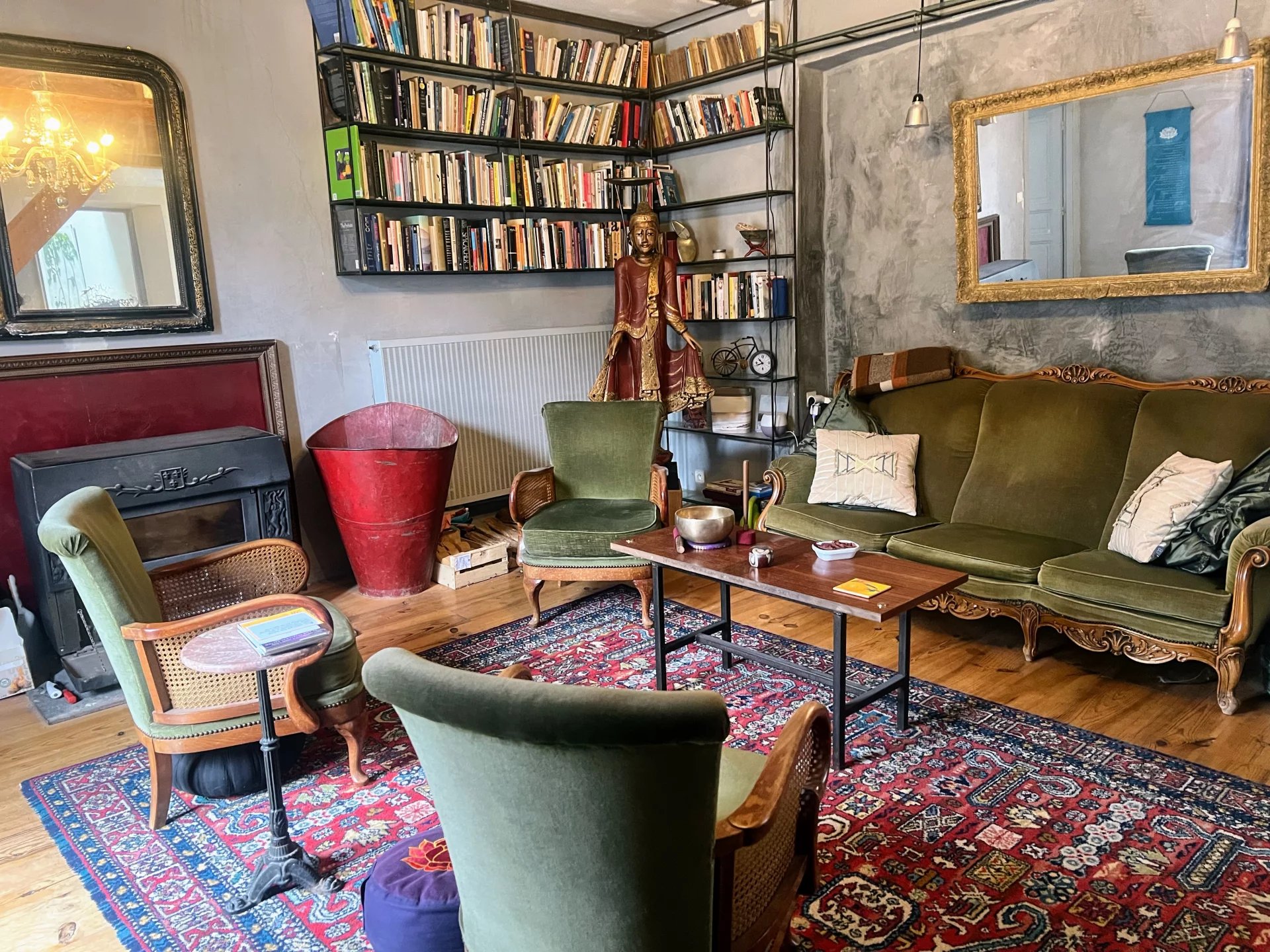 3 stone village properties centered around a courtyard with pool, Languedoc-Roussillon – France – BVI80220