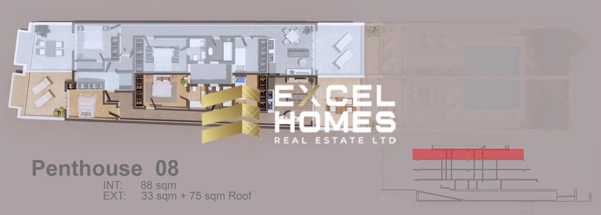 2 bedroom Apartment in Munxar, Malta – 62448