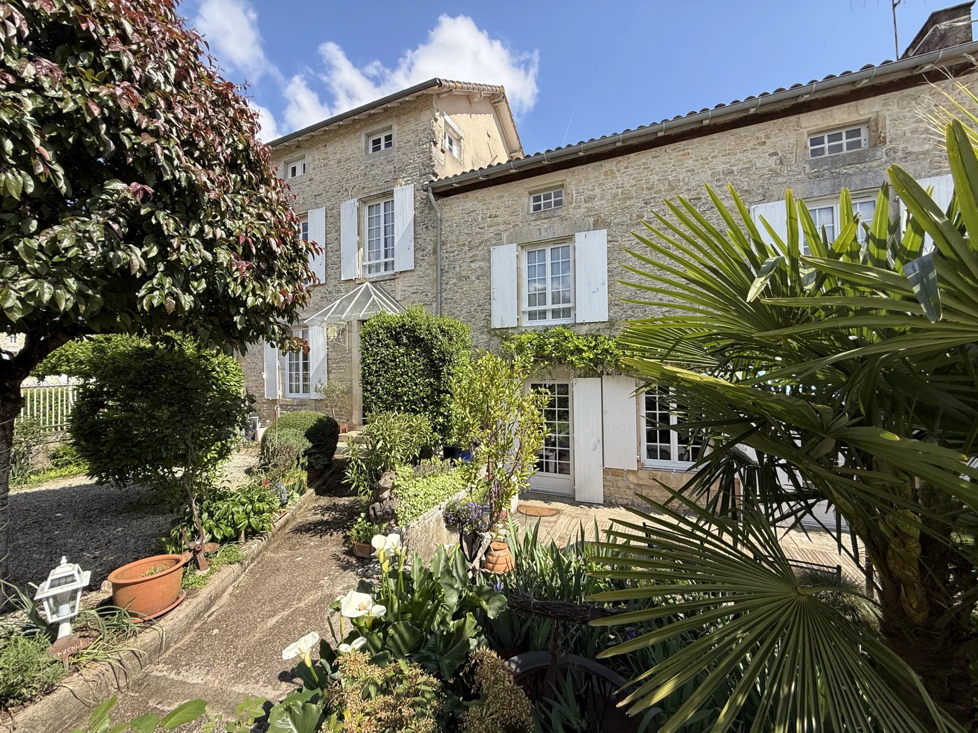 Beautiful renovated 5 bed character village home, outbuildings and garden,  located between Ruffec and Civray, Poitou-Charentes – France – BVI80525