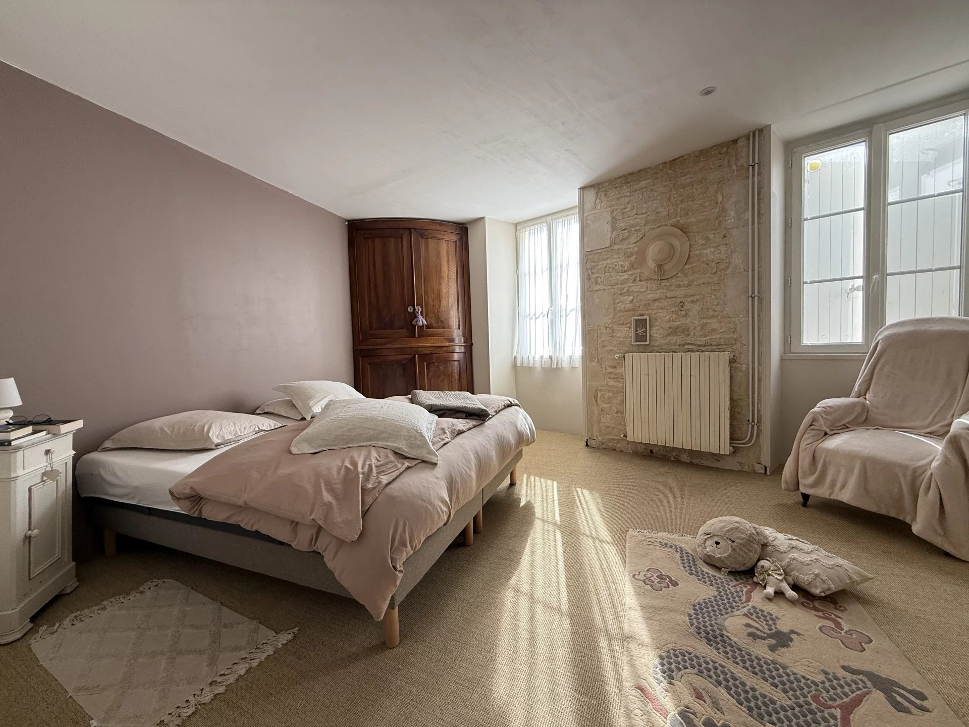 Spacious stone property of 4 bedroom, in heart of small village close to Ruffec, Poitou-Charentes – France – BVI80639