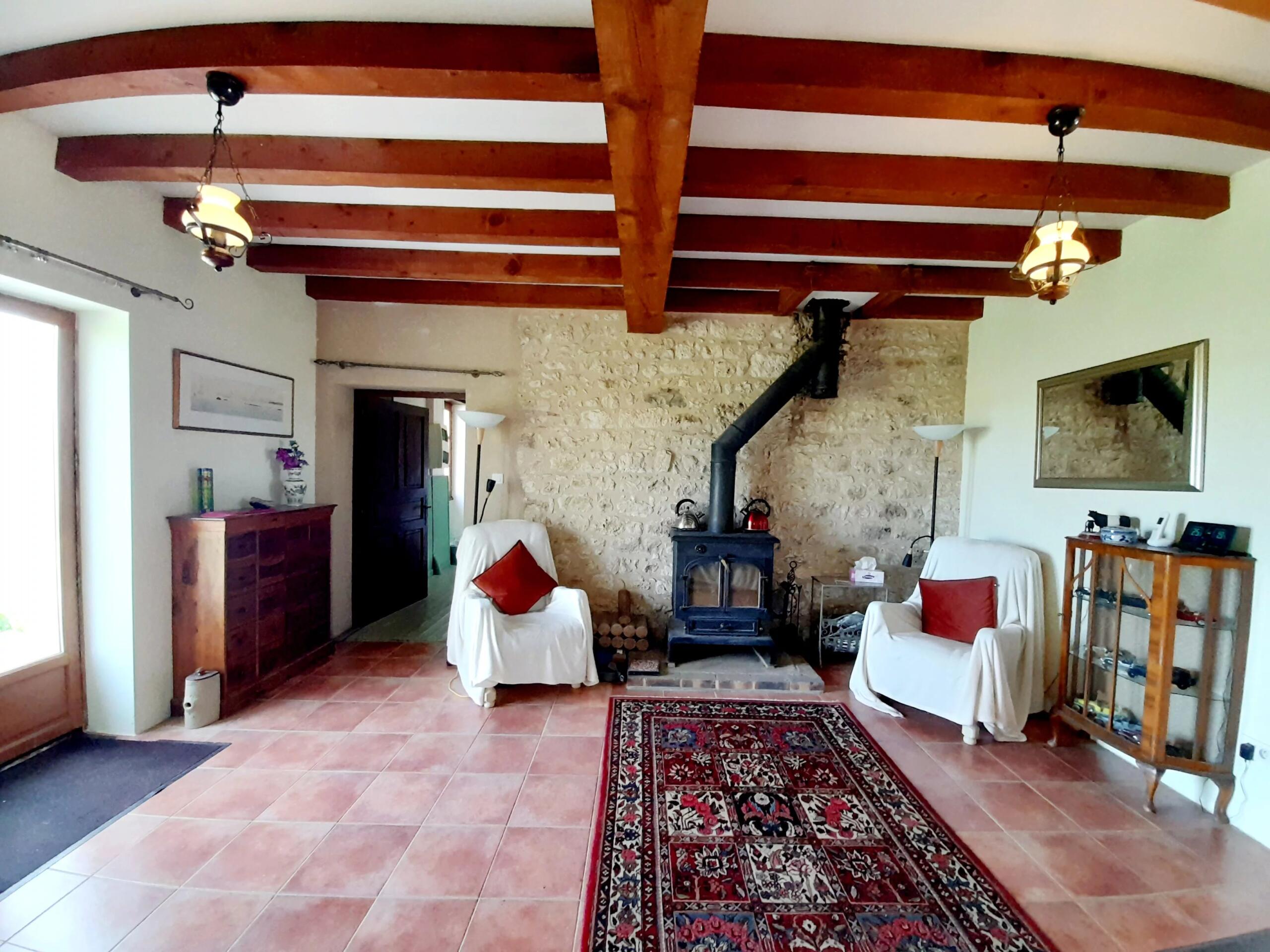 Charming Périgordian Home with Barn, Garage  and Stunning Countryside Views, Aquitaine – France – BVI80164