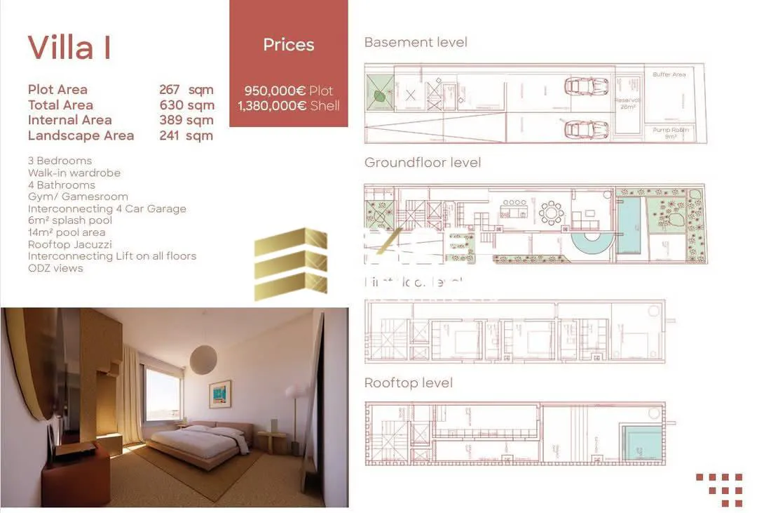 3 bedroom Villa in Bidnija, Malta – 62583