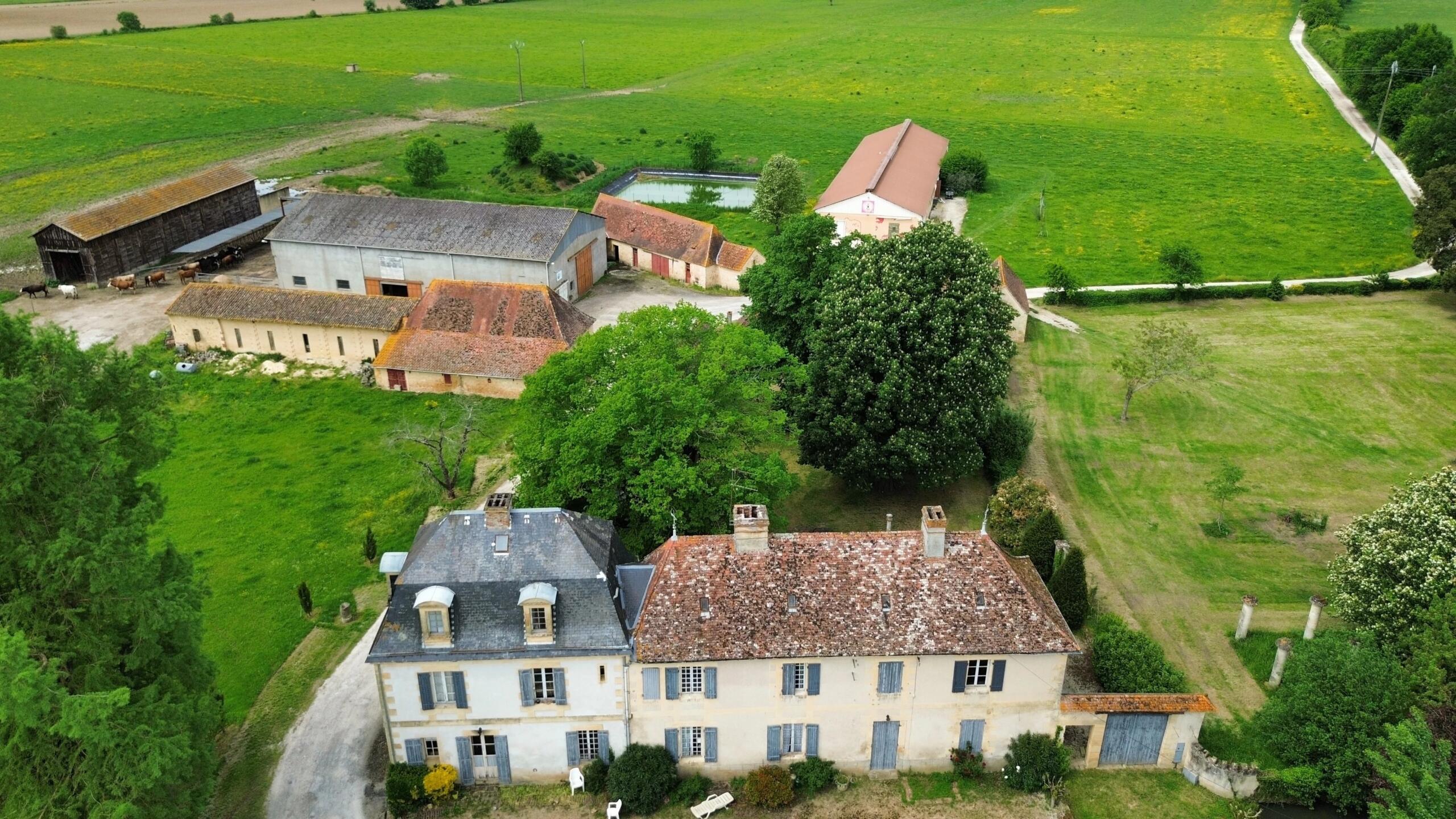 Peaceful farm and Chateau in Bergerac, Aquitaine – France – BVI79600