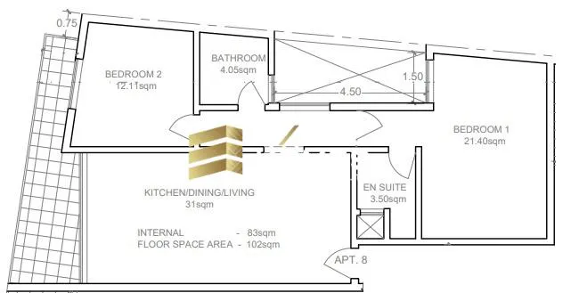 2 bedroom Apartment in Qawra, Malta – 62974