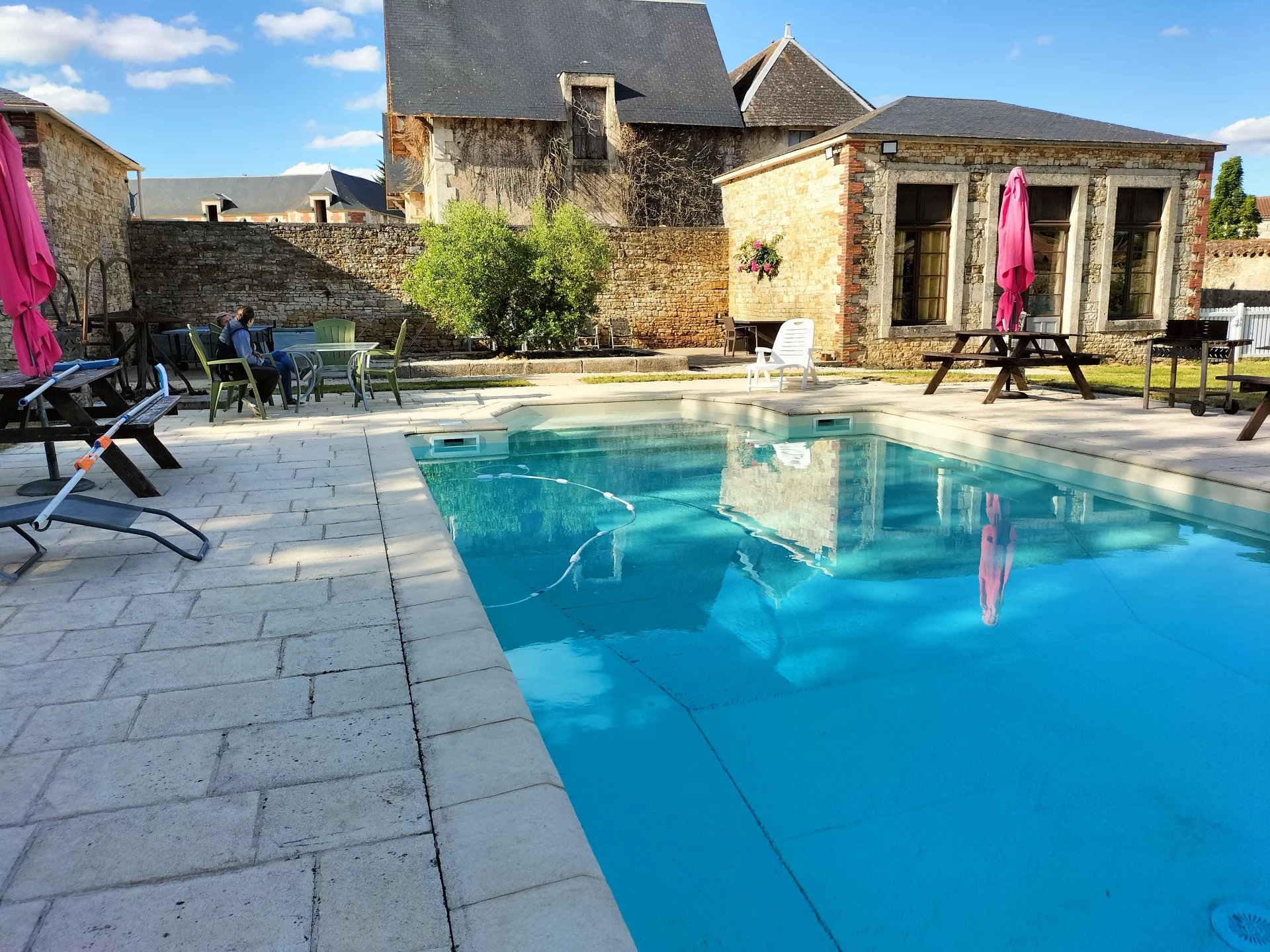 19th-century Château with parkland, swimming pool and 2 guest houses, Pays de la Loire – France – BVI75604