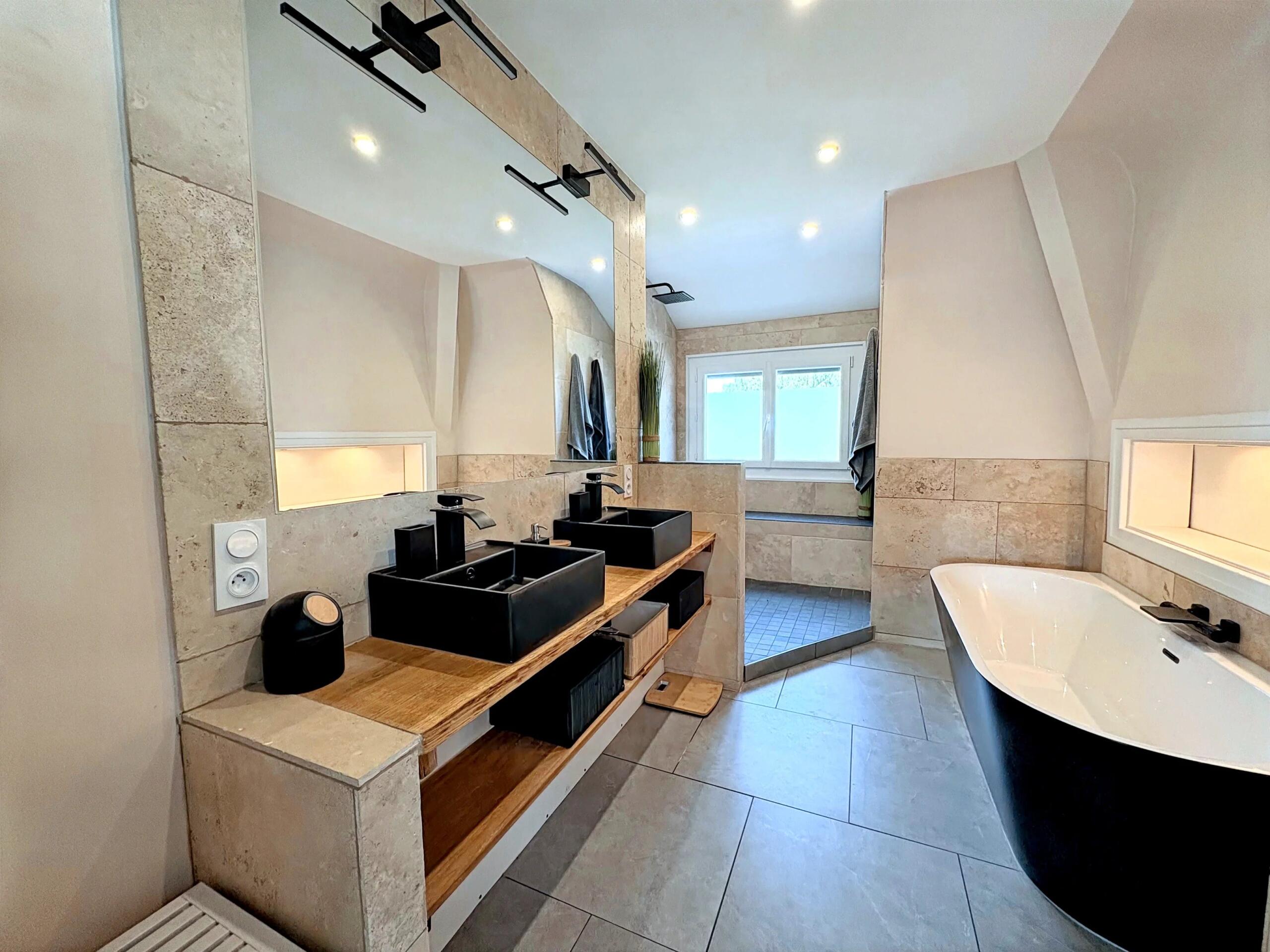 House built by the Compagnons du Devoir in Bergerac, Aquitaine – France – BVI80681