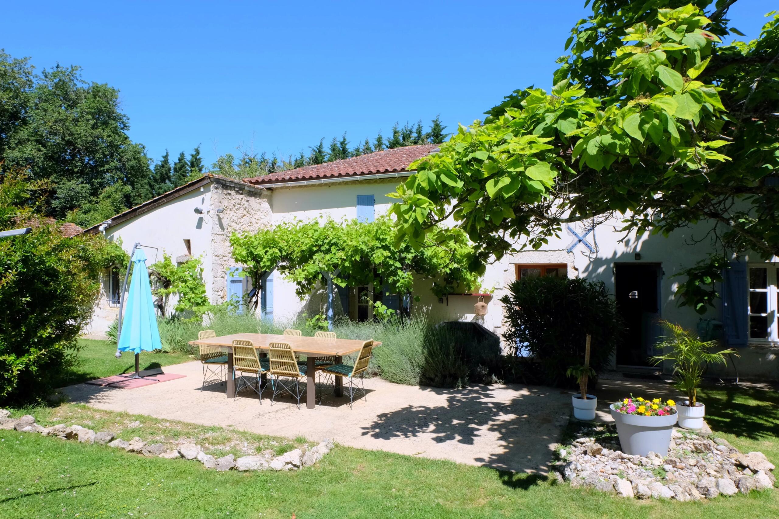 Character stone farmhouse with a fabulous guest house and tiled swimming pool, Aquitaine – France – BVI61958