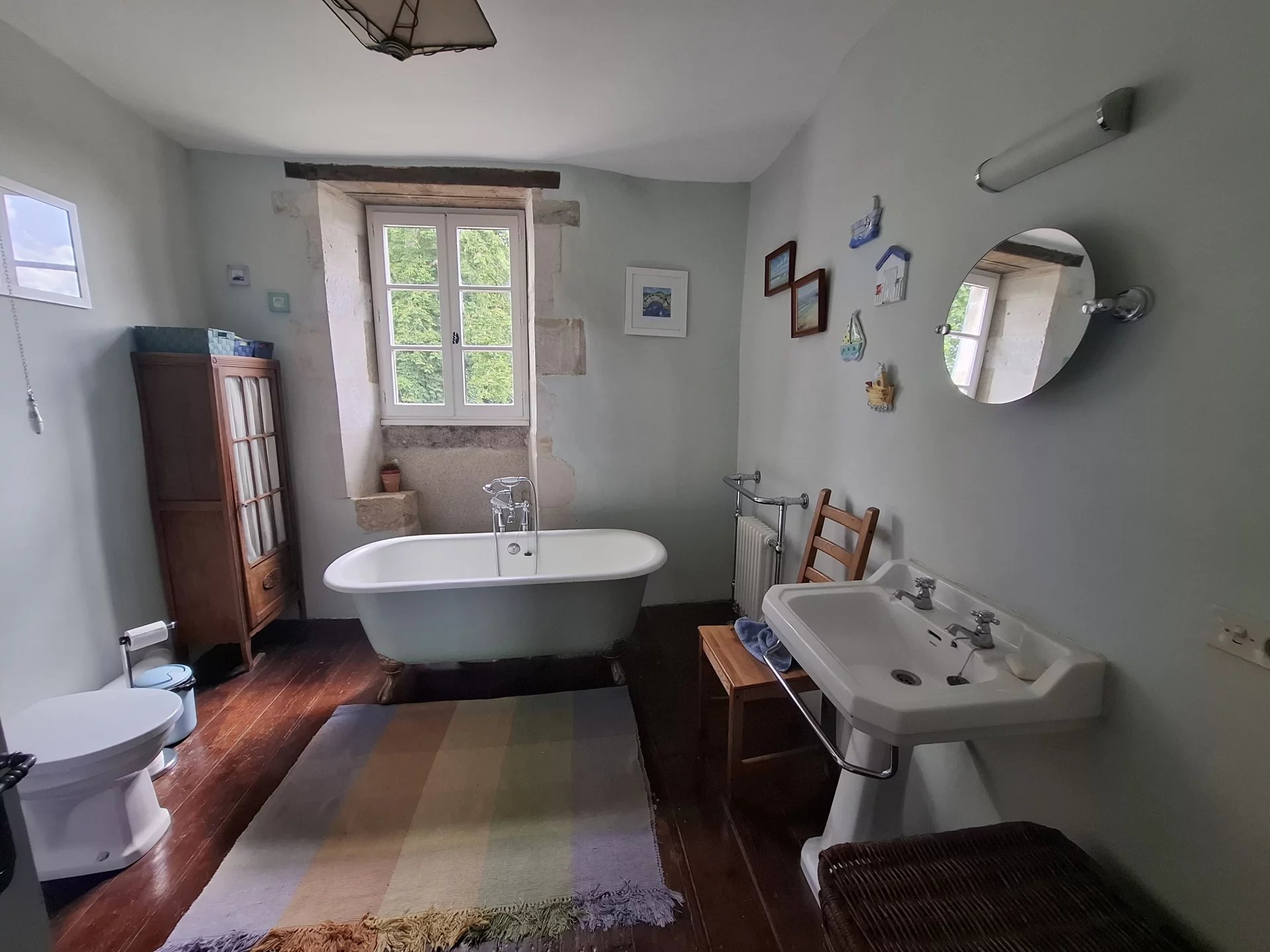 Historic chateau with impressive outbuildings, land and woodland, Poitou-Charentes – France – BVI79104