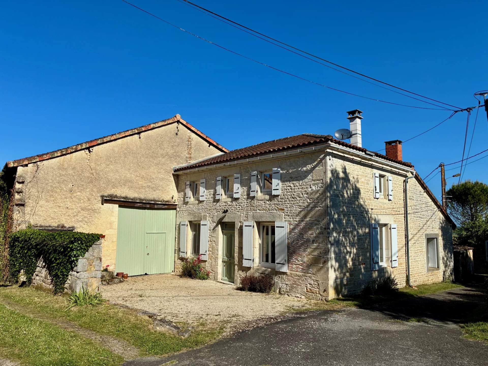 Charming Stone House with Outbuildings in a Peaceful Countryside Setting near Aunac and Mansle, Poitou-Charentes – France – BVI81160