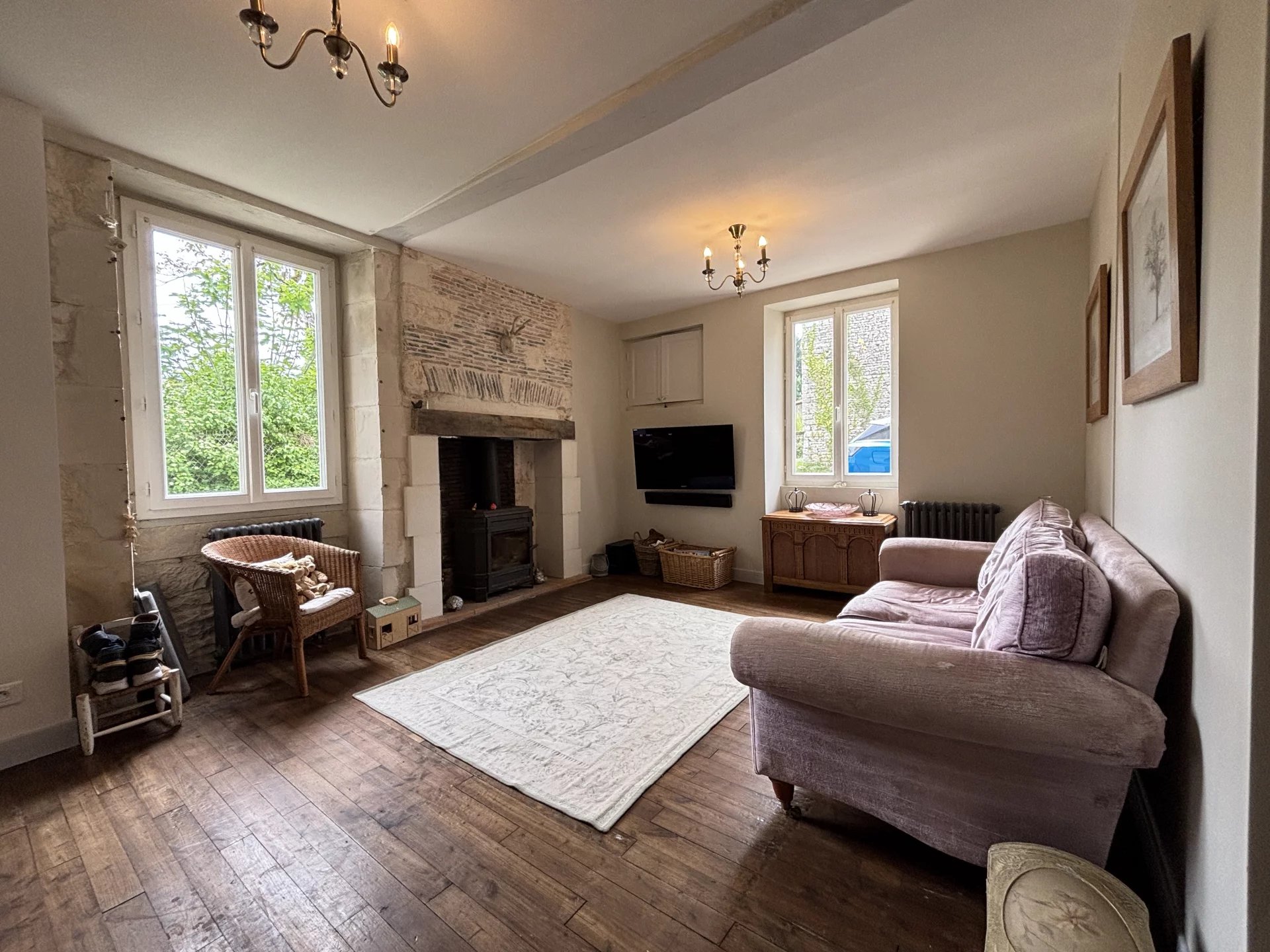 Charming Stone House with Outbuildings in a Peaceful Countryside Setting near Aunac and Mansle, Poitou-Charentes – France – BVI81160