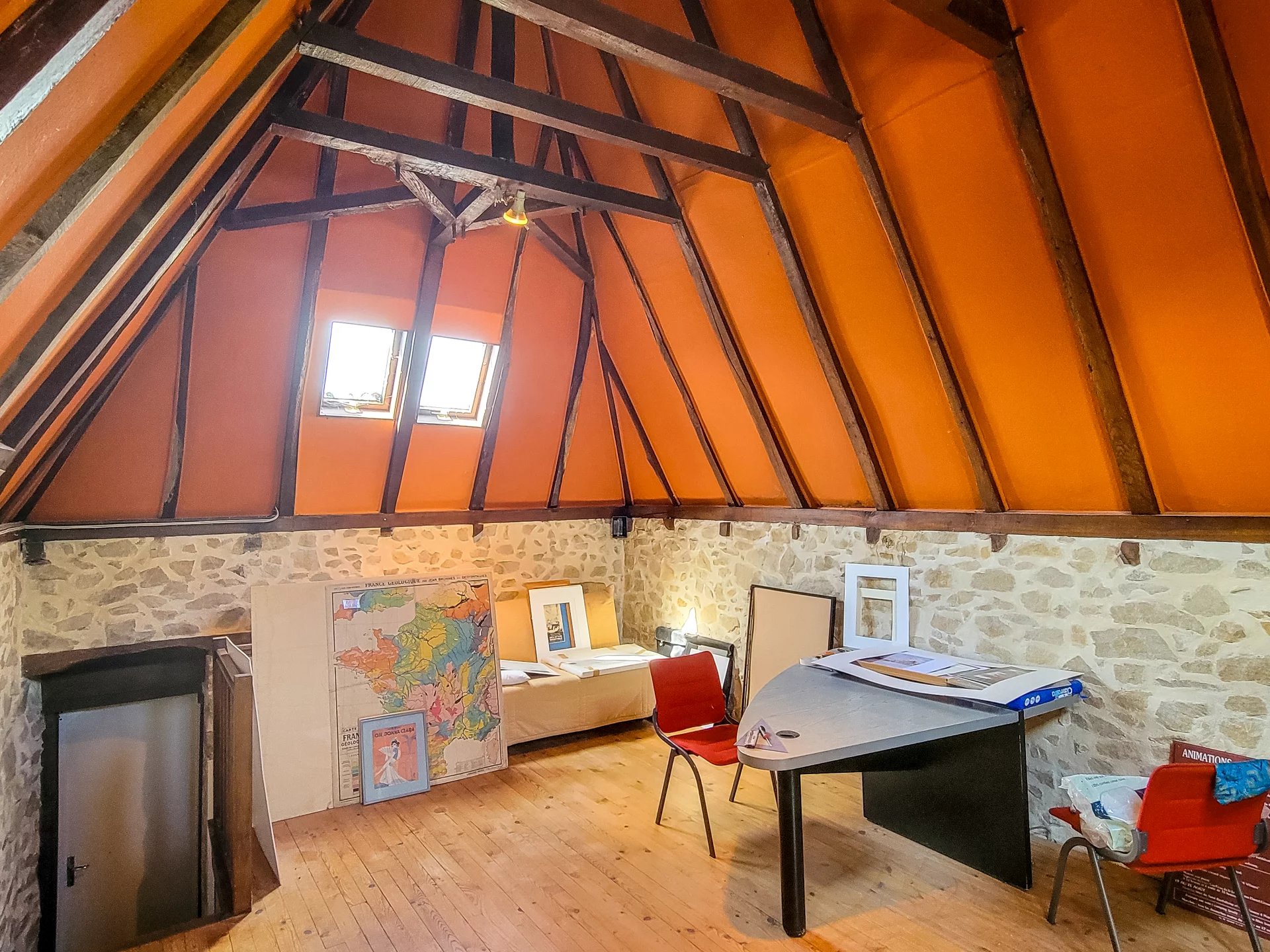 A unique slice of French village life – former doctor’s house with apartment and studio space, Midi-Pyrénées – France – BVI78163