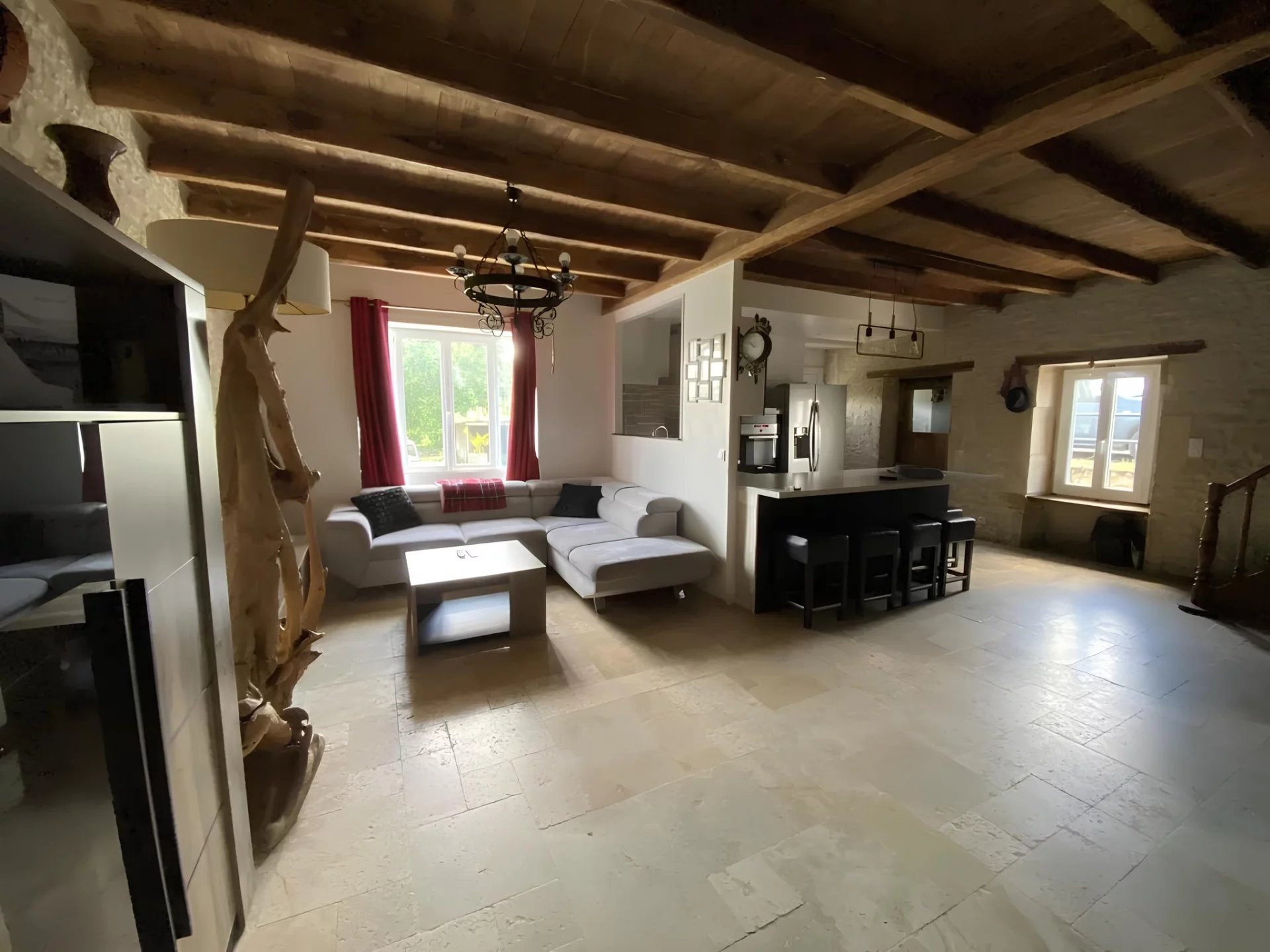 Three-Bedroom Stone House Near Ruffec with Barn and Garden, Poitou-Charentes – France – BVI80880