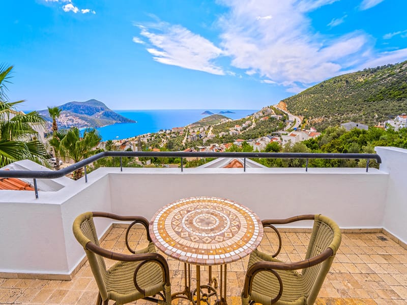 Panoramic sea view Villa in Kiziltas, Kalkan – TC1893