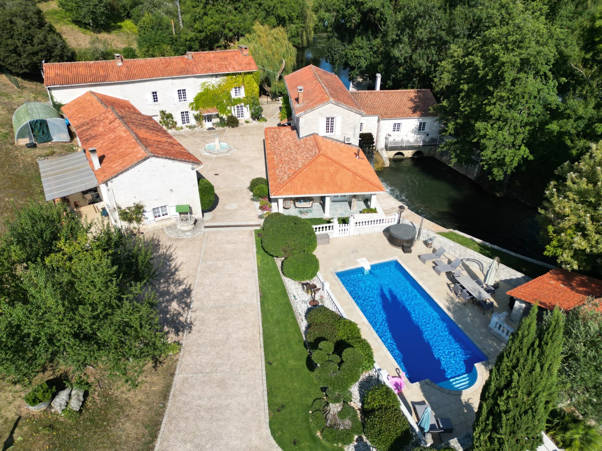 Luxurious 15th century mill in an idyllic setting, Poitou-Charentes – France – BVI72575