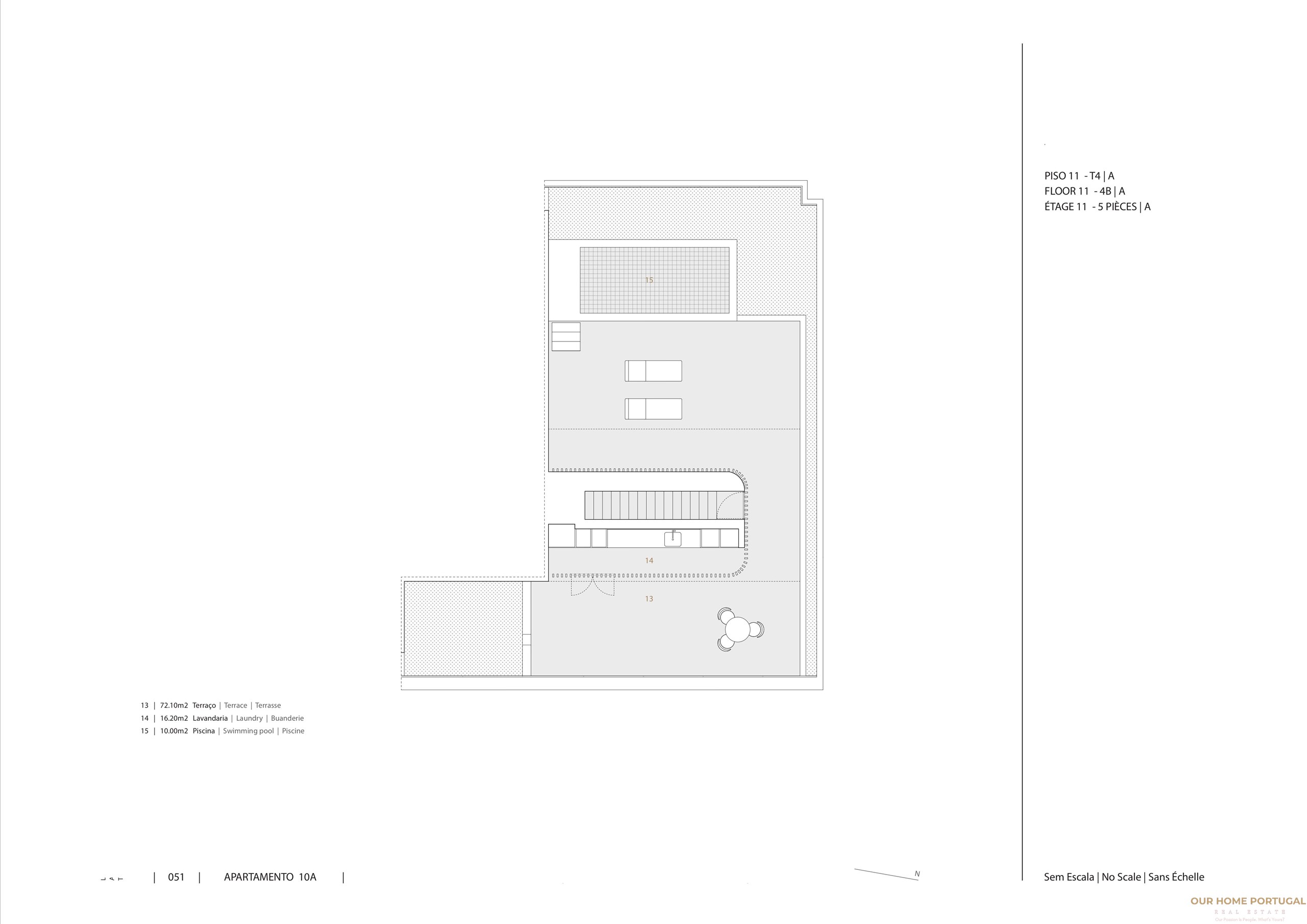 4 bedroom Apartment in Avenidas Novas, Lisboa, Portugal – OHP 001-204
