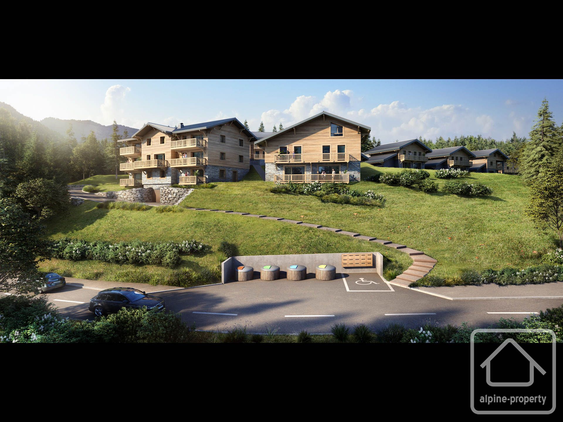 A Super, Mixed Programme Of New-build Apartments And Chalets, In A Sunny Setting With The Ski Bus Stop Nearby. – DOMAINEARDOISE1203