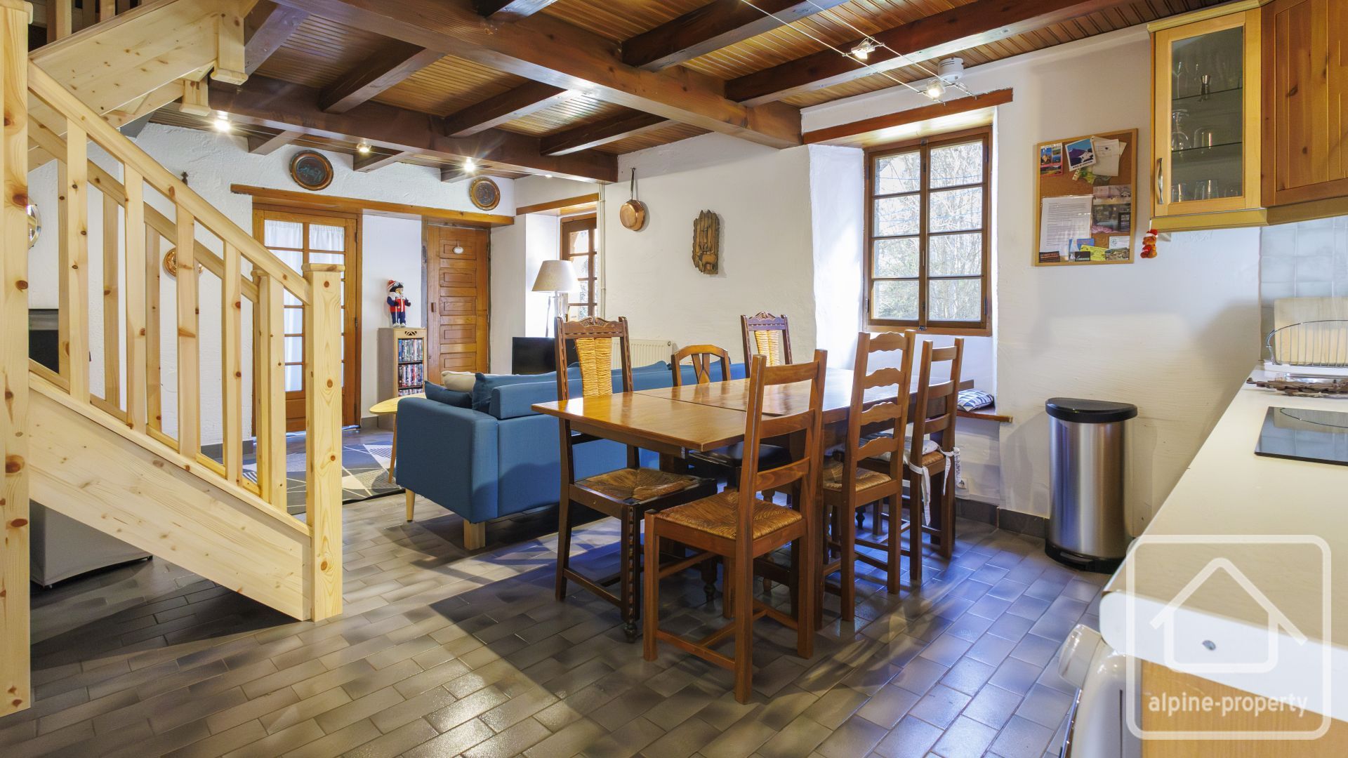 Charming Semi-detached House With Garden For Sale In Saint-Jean-d’Aulps. – CHALETENZO