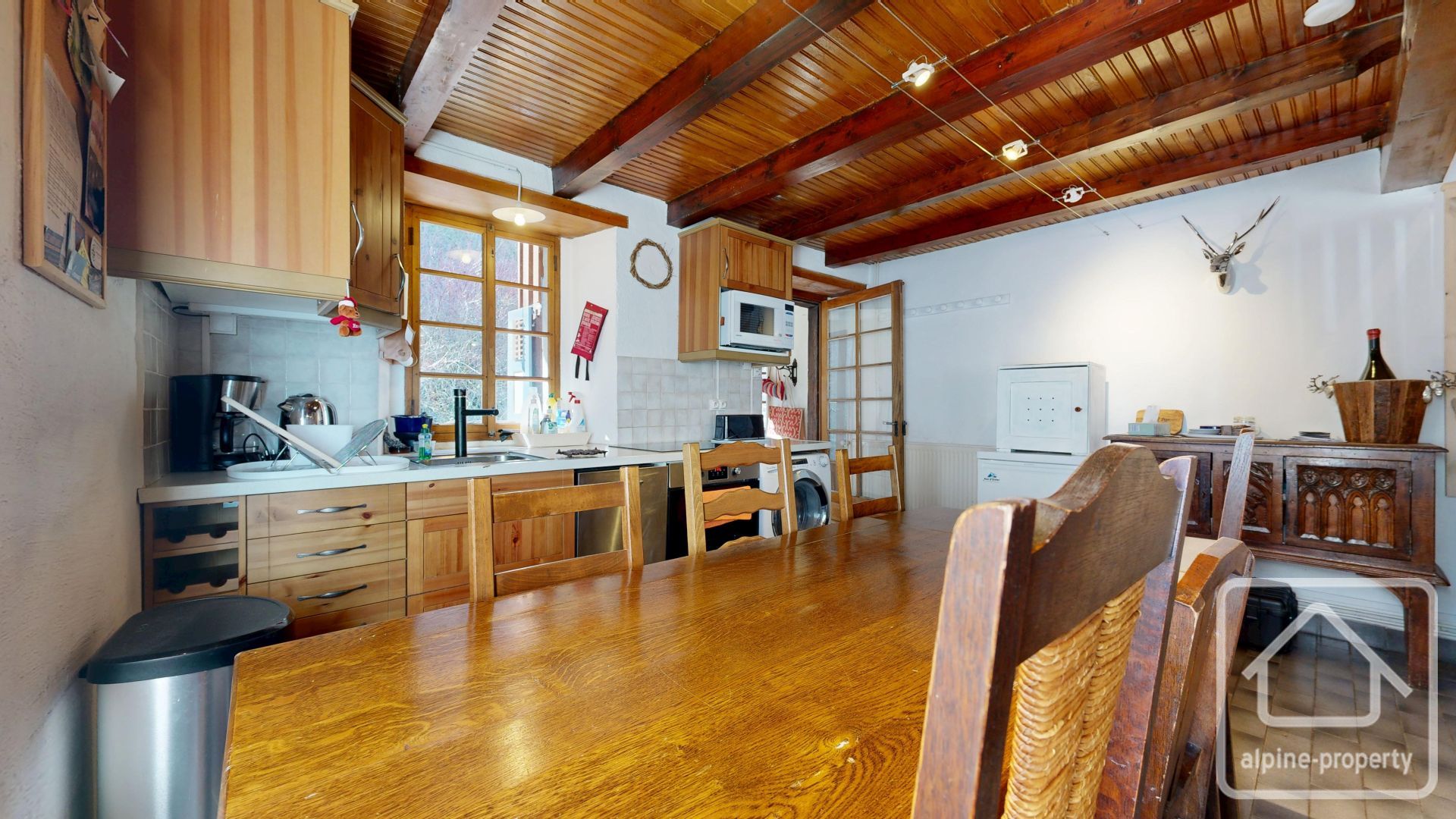 Charming Semi-detached House With Garden For Sale In Saint-Jean-d’Aulps. – CHALETENZO