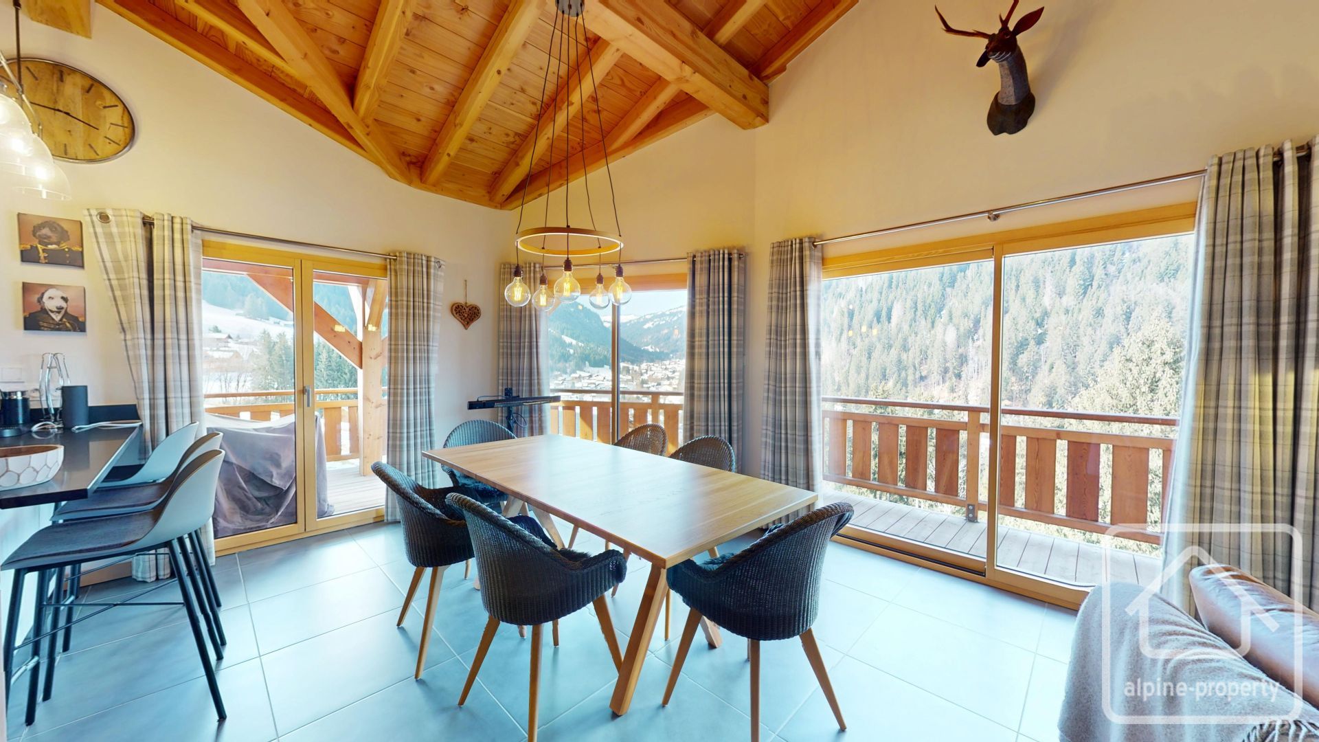 A Modern Semi Detached Chalet In An Excellent Location Not Far From The Centre Of Chatel. – CHALETETRINGA