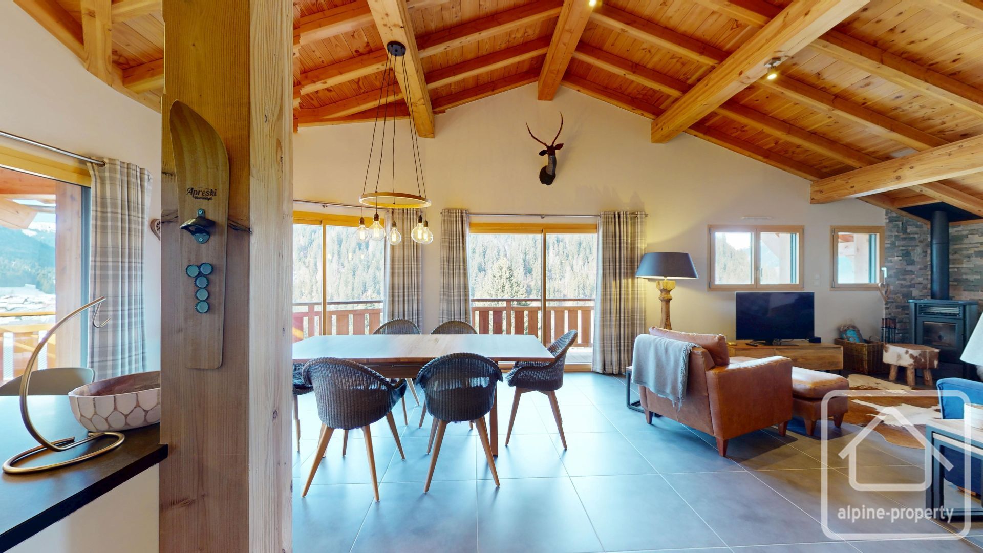 A Modern Semi Detached Chalet In An Excellent Location Not Far From The Centre Of Chatel. – CHALETETRINGA