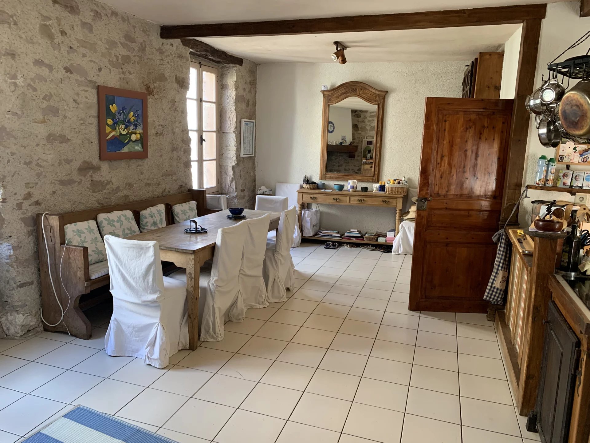 Two centuries-old houses intimately intertwined, Midi-Pyrénées – France – BVI81156