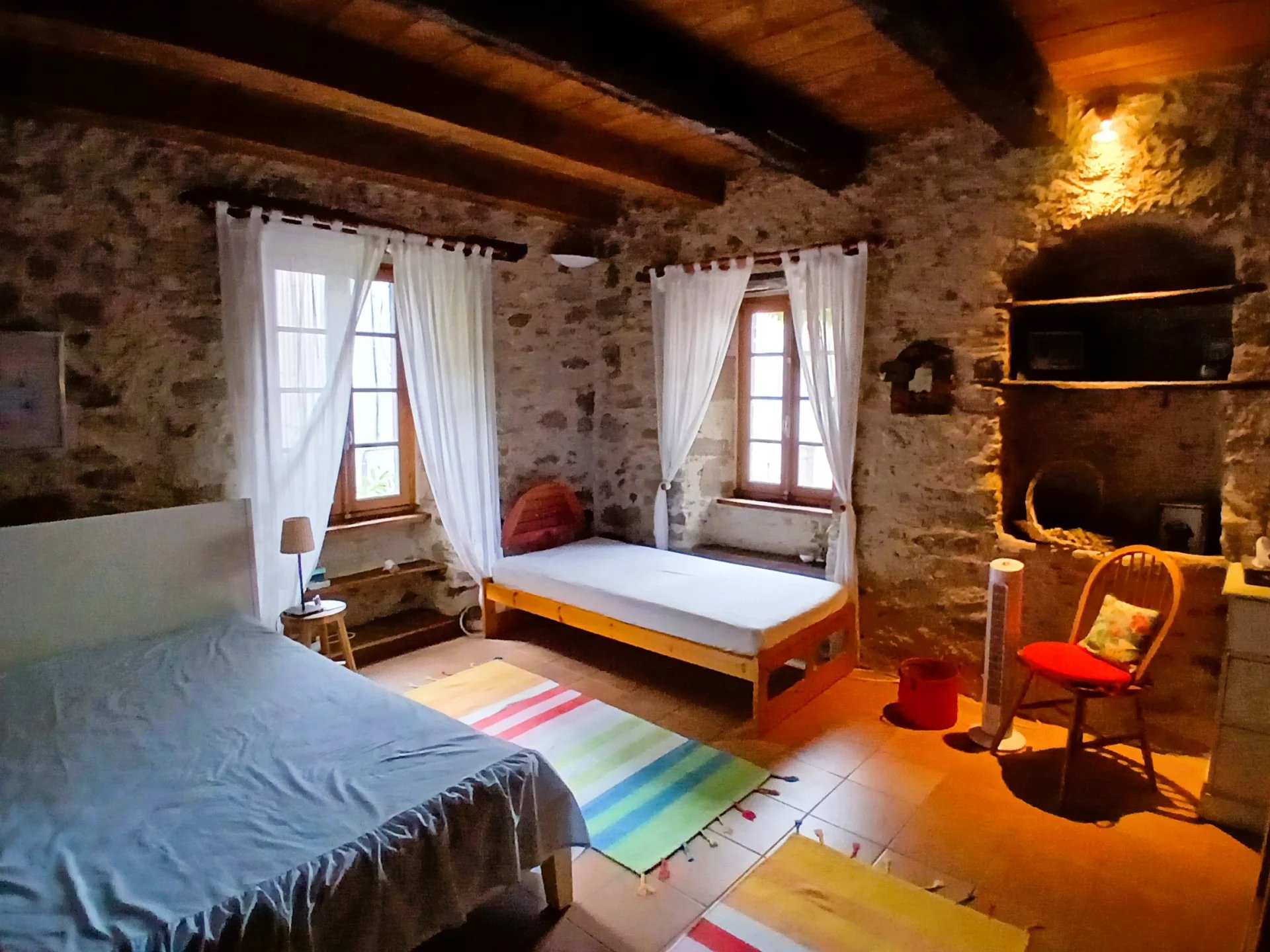 Two centuries-old houses intimately intertwined, Midi-Pyrénées – France – BVI81156