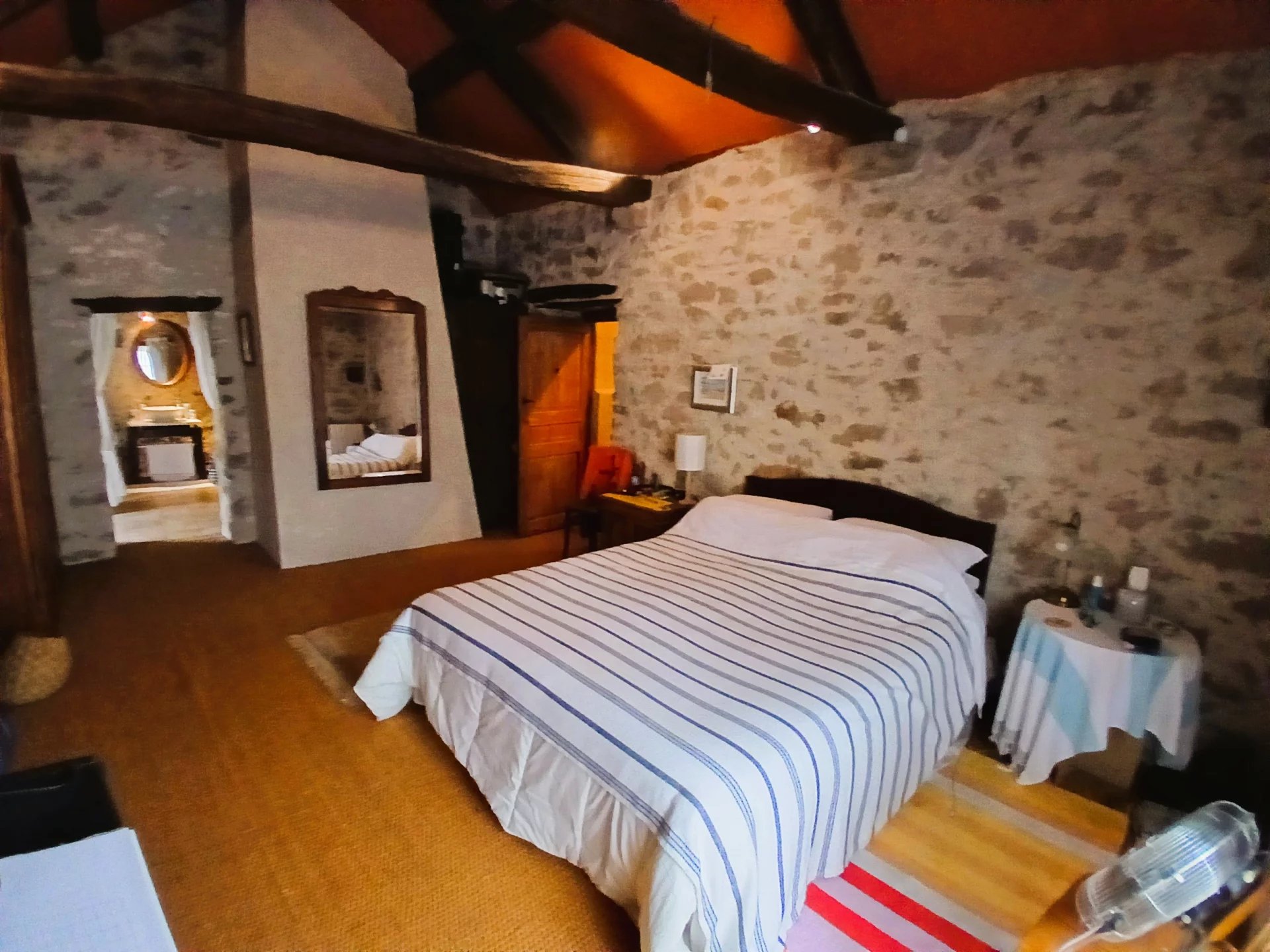 Two centuries-old houses intimately intertwined, Midi-Pyrénées – France – BVI81156