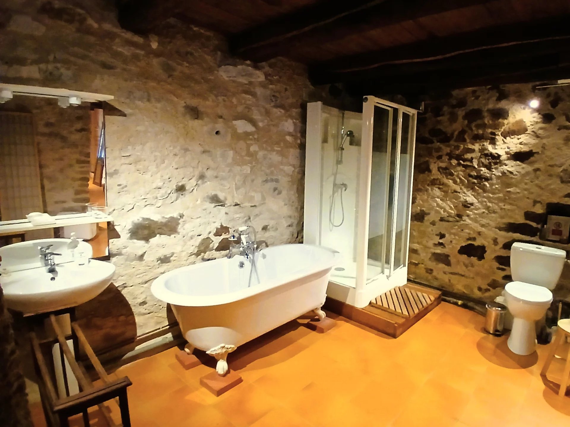 Two centuries-old houses intimately intertwined, Midi-Pyrénées – France – BVI81156