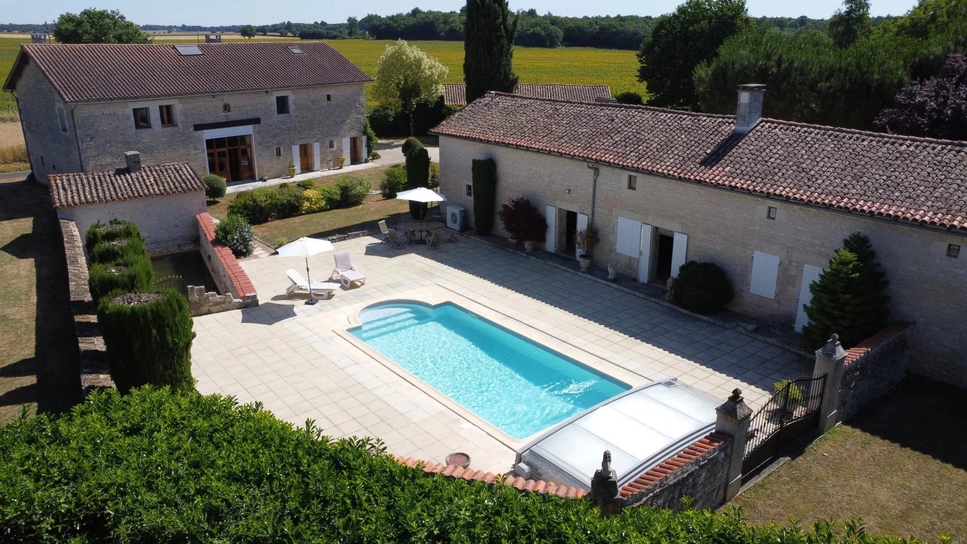 Beautiful 4-Bedroom Converted Barn with Potential 2-Bedroom Gîte, heated pool and outbuildings, Poitou-Charentes – France – BVI81659