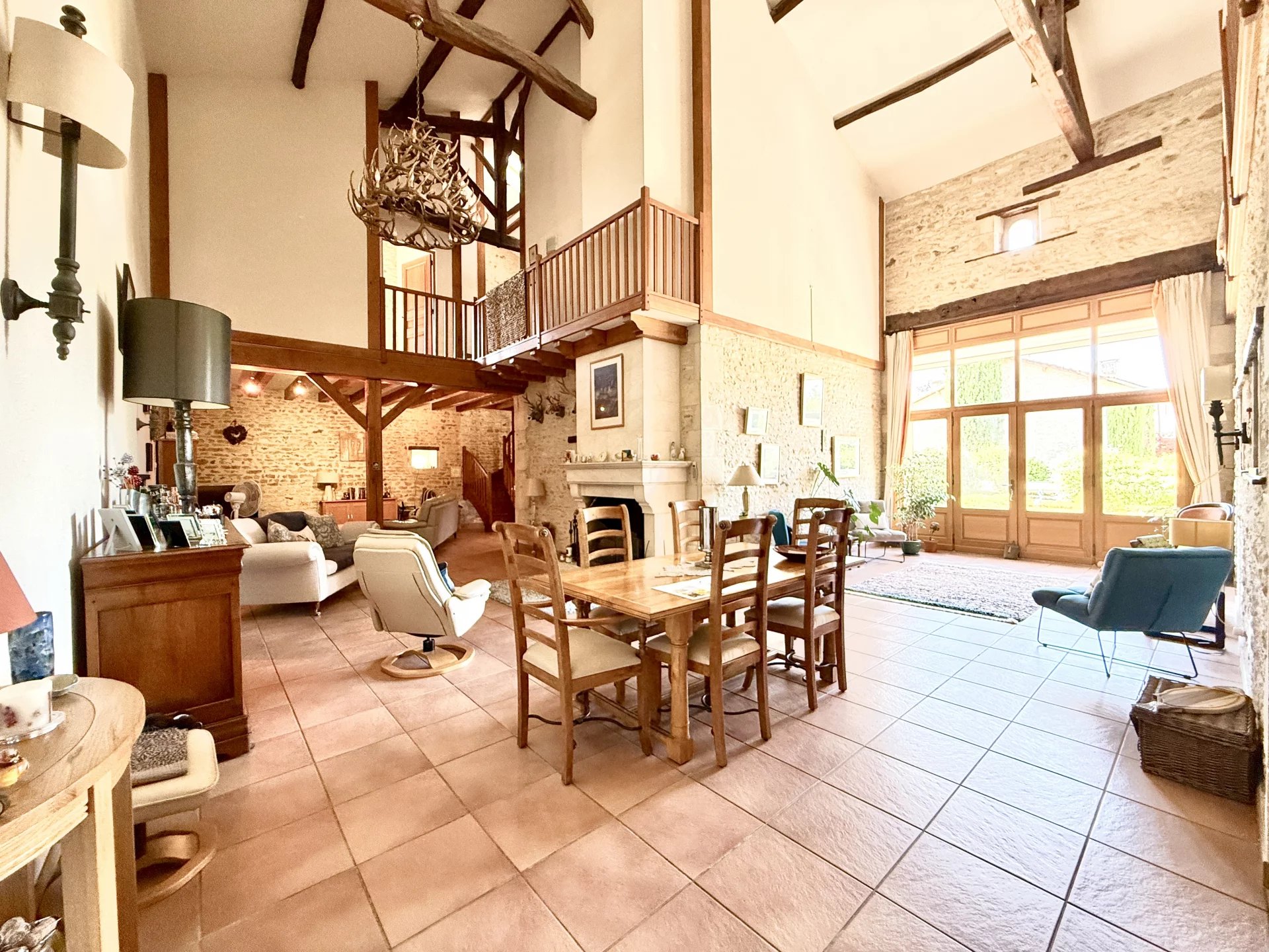 Beautiful 4-Bedroom Converted Barn with Potential 2-Bedroom Gîte, heated pool and outbuildings, Poitou-Charentes – France – BVI81659
