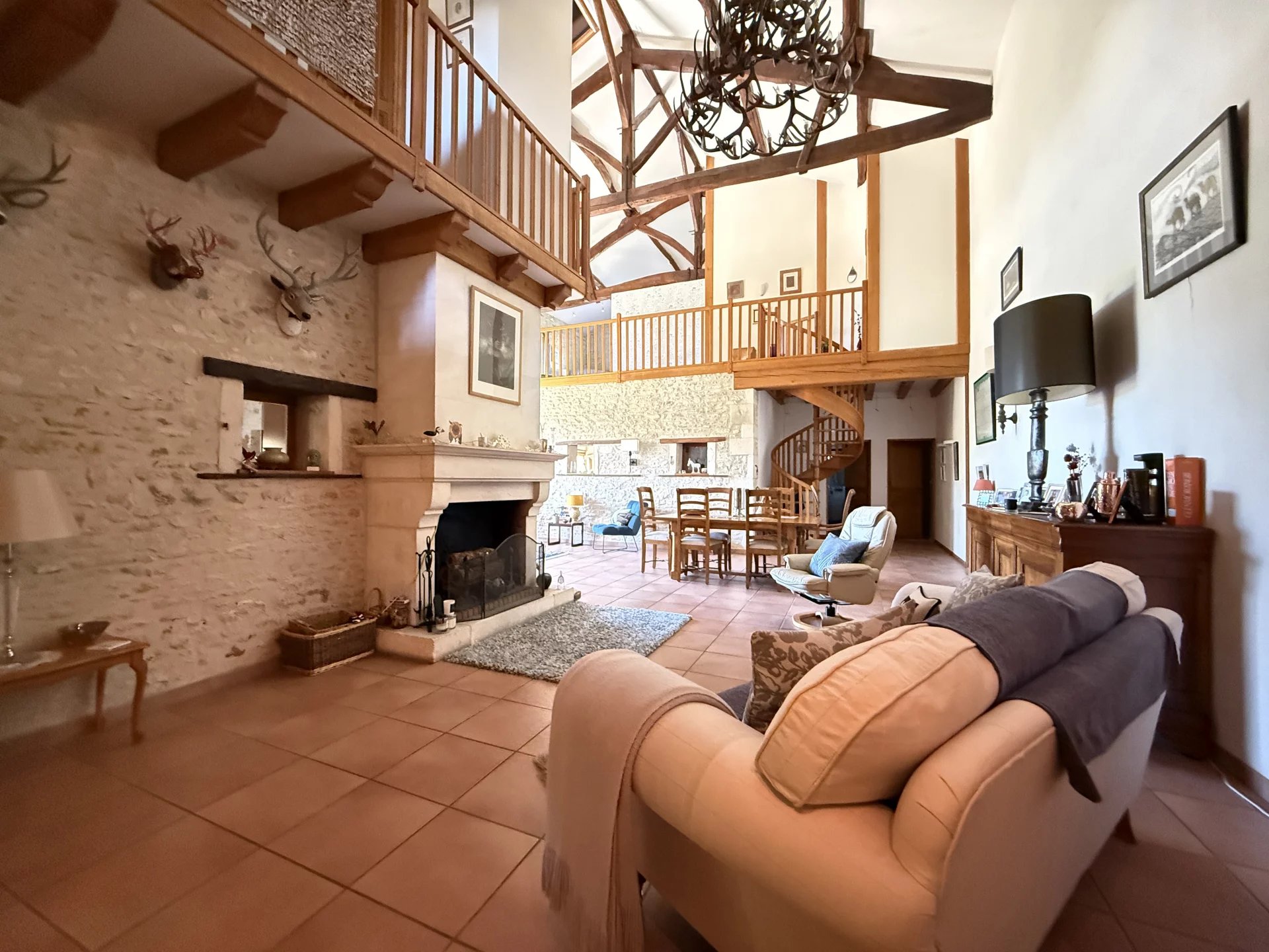 Beautiful 4-Bedroom Converted Barn with Potential 2-Bedroom Gîte, heated pool and outbuildings, Poitou-Charentes – France – BVI81659