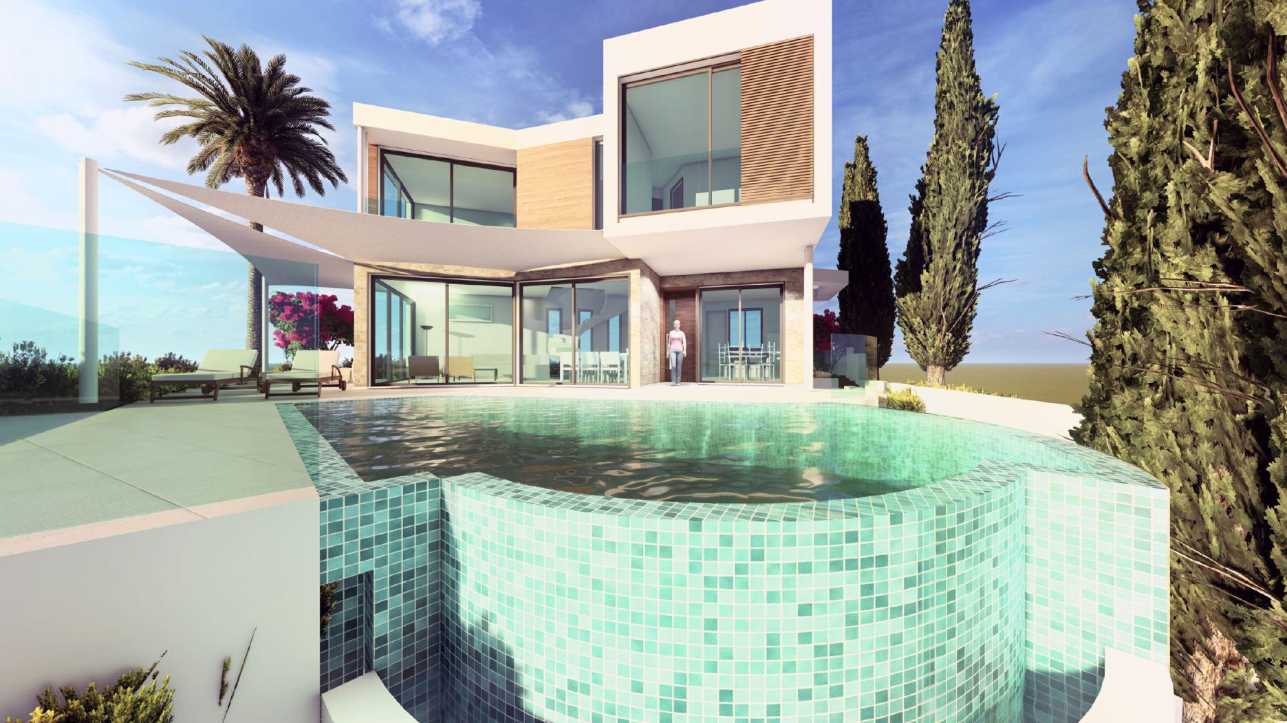 4 bedroom Villas / Houses in Chloraka, Paphos, Cyprus – V-ADN-4-50