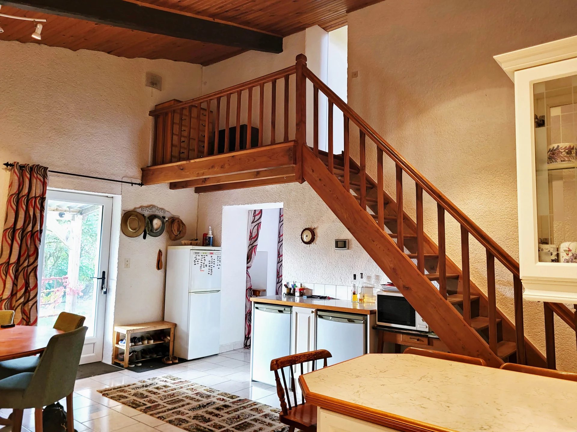 Detached stone village house with enclosed garden, garages and solar-panels, Poitou-Charentes – France – BVI72315