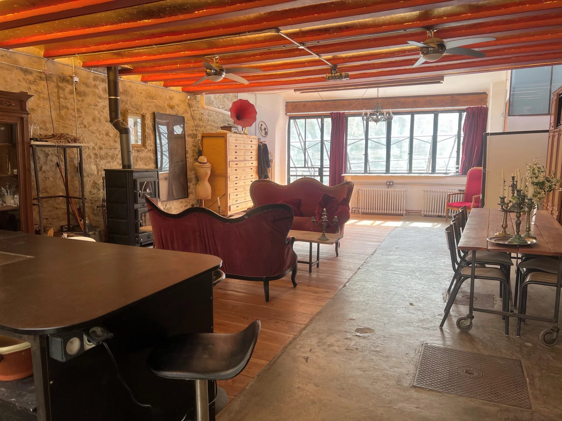 Near Limoux Unique Industrial-Style Loft in Picturesque French Village, Languedoc-Roussillon – France – BVI81170