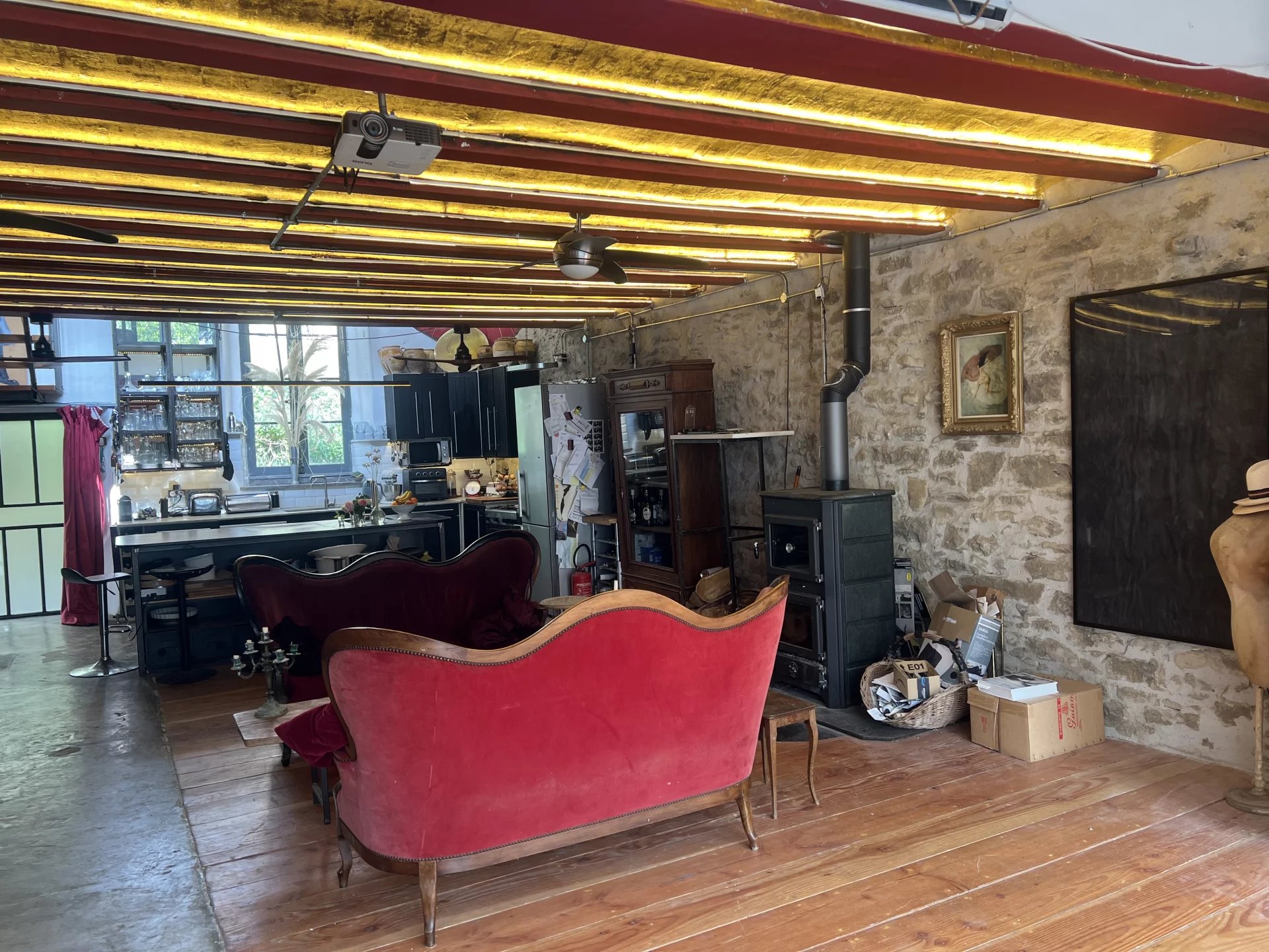 Near Limoux Unique Industrial-Style Loft in Picturesque French Village, Languedoc-Roussillon – France – BVI81170