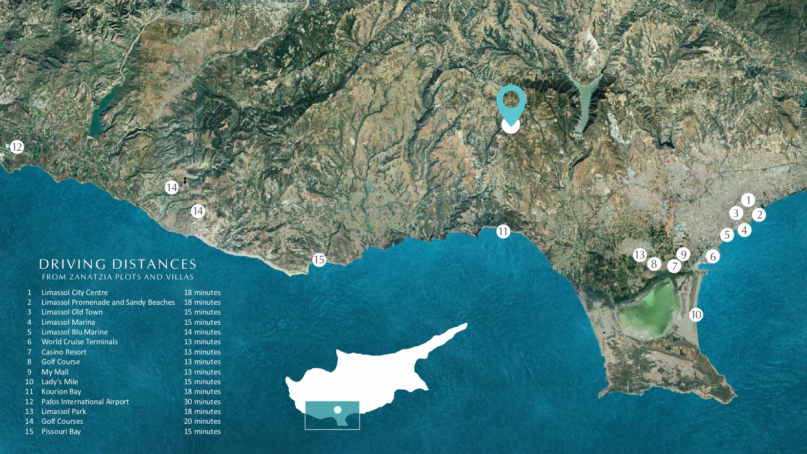 Plots & Land Parcels in Souni-Zanatzia, Limassol, Cyprus – P-ZANATZIA-33-37