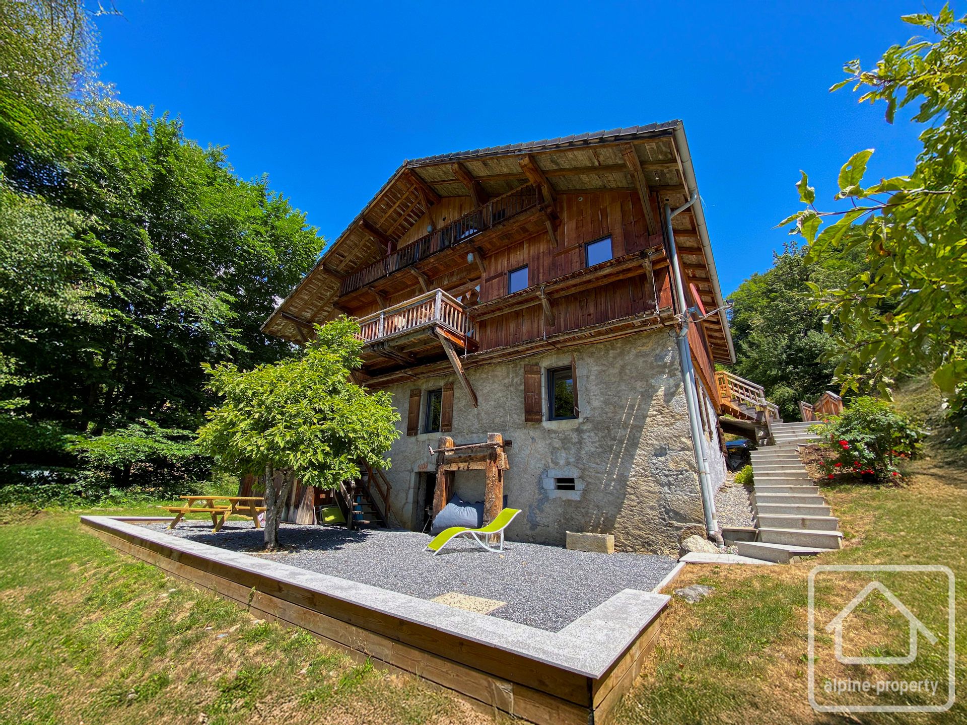 Rare Savoyard Farmhouse With Panoramic Alpine Views – Sought After Combe De Mathonex, 346m2 Habitable, 8 Bedrooms, 9 Minutes To Ski Lifts – FERMEEDELWEISS