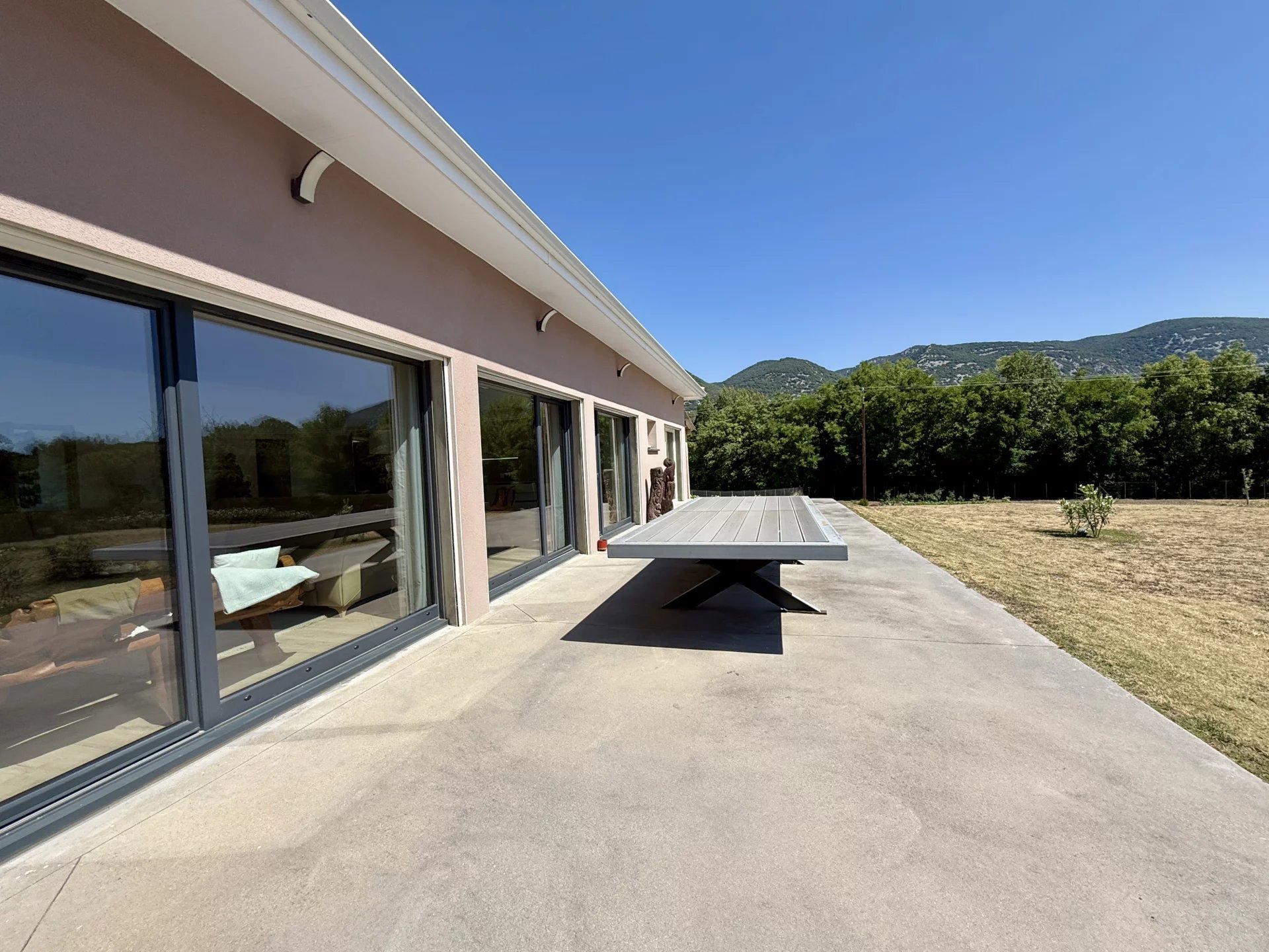 Caudies-de- Fenouillèdes : Contemporary, single-storey villa with mountain views, Languedoc-Roussillon – France – BVI81845