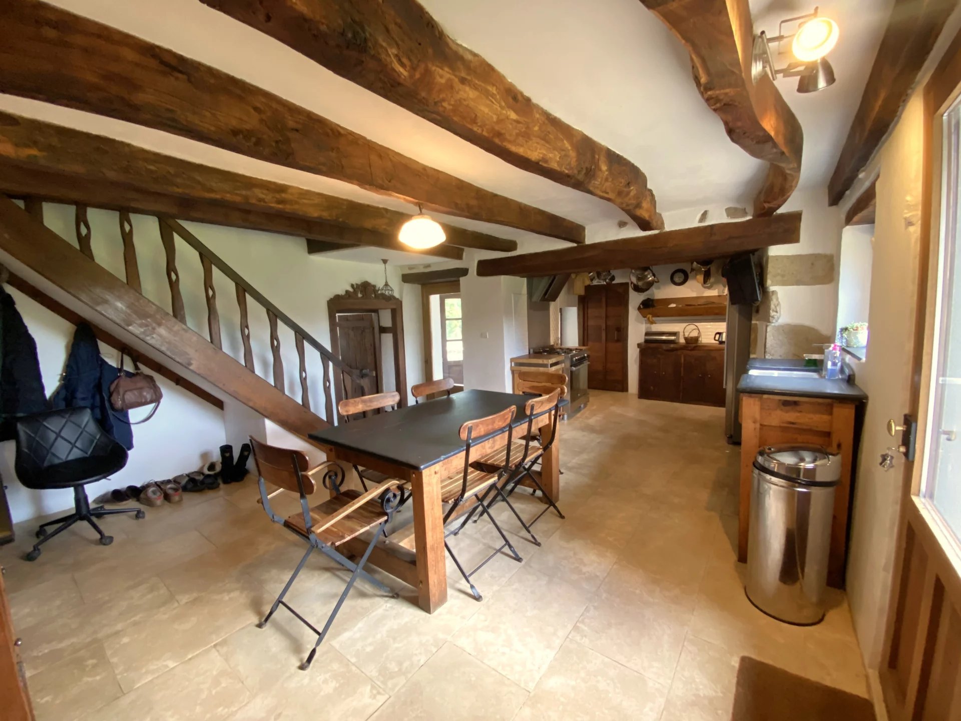 Beautiful stone built property, with 4 double bedrooms and over 4 acres of attached land, Poitou-Charentes – France – BVI75642