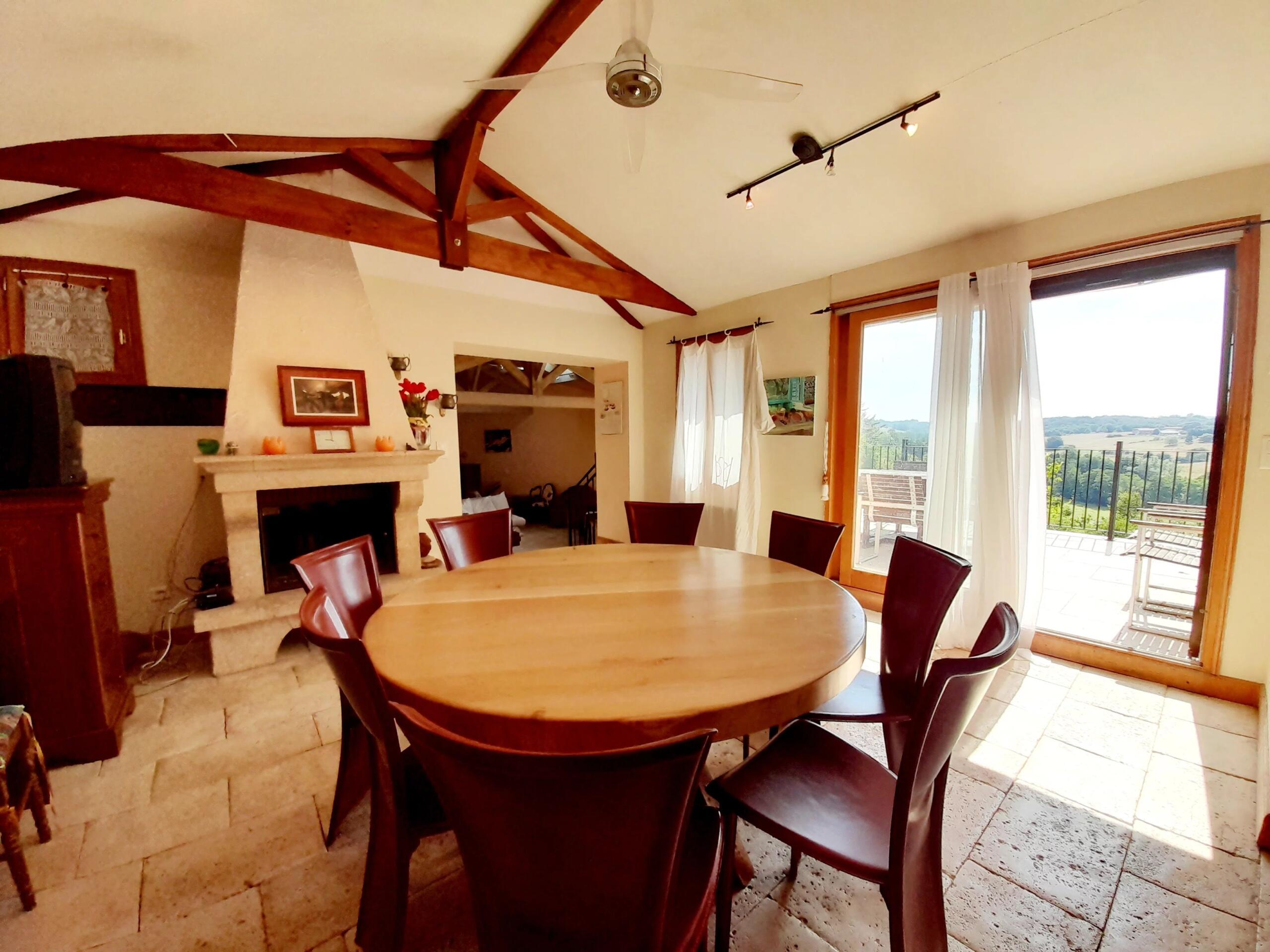 Charming Spacious Village Home with Pool and Panoramic Views, Walking Distance to Monpazier, Aquitaine – France – BVI81884