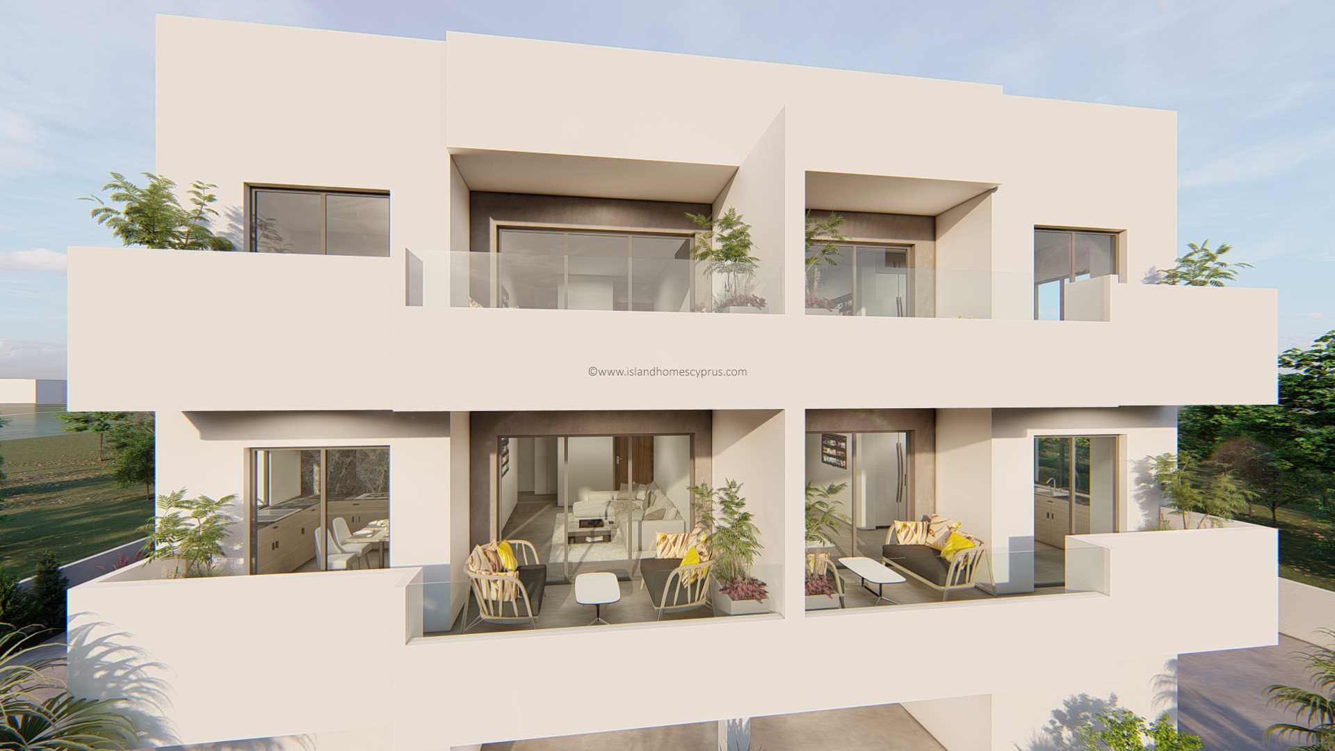 2 bedroom Apartment in Frenaros, Famagusta, Cyprus – FlF107dp