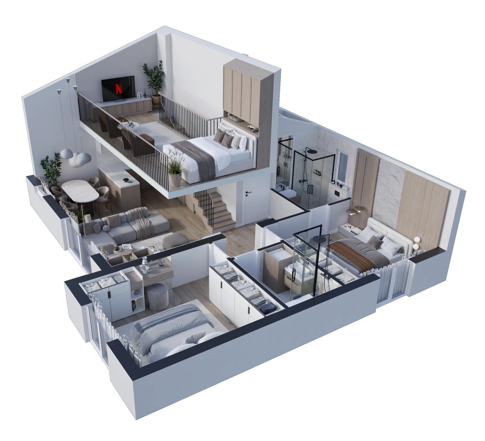 2 bedroom Apartment in Blizikuce, Montenegro – CMM53098