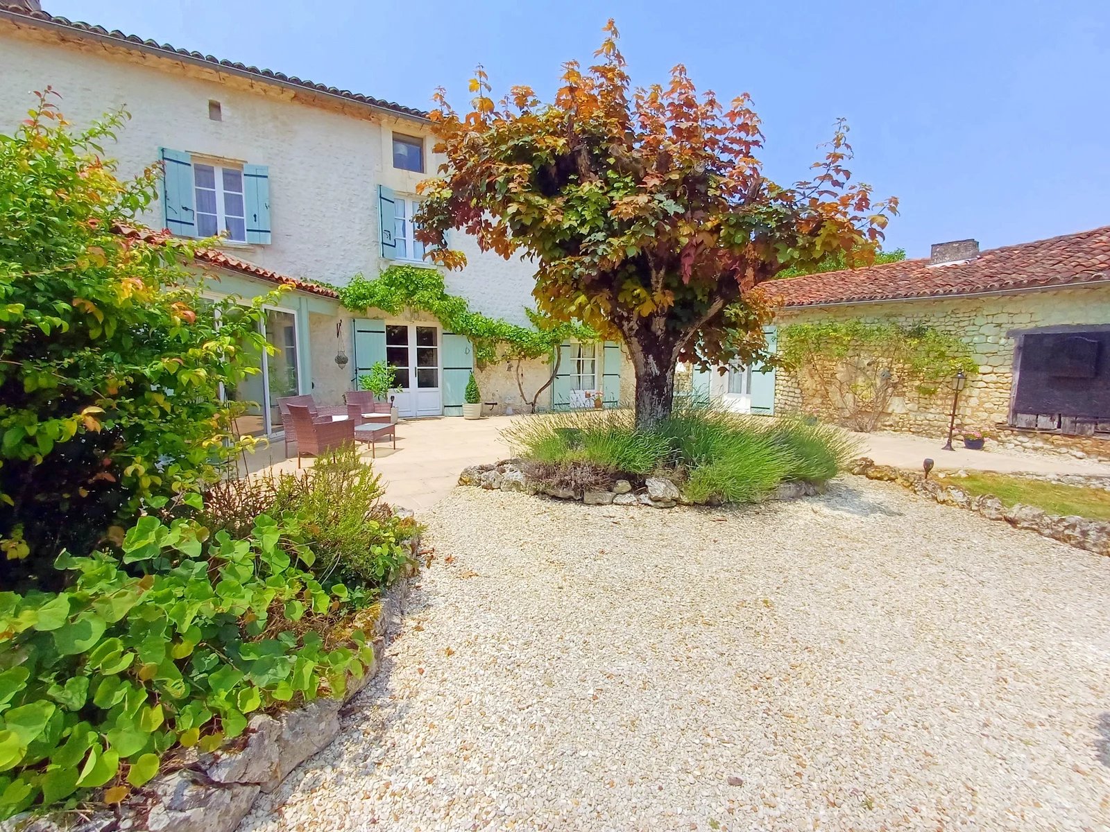 Exceptional 7-Bedroom Charentaise Home with Restored Pigeonnier guest suite, Stone Cottage to finish, Pool & Panoramic Views, Poitou-Charentes – France – BVI81438
