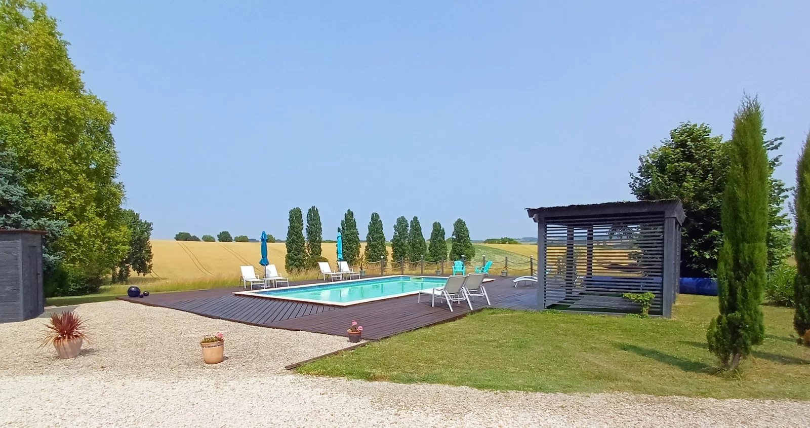 Exceptional 7-Bedroom Charentaise Home with Restored Pigeonnier guest suite, Stone Cottage to finish, Pool & Panoramic Views, Poitou-Charentes – France – BVI81438