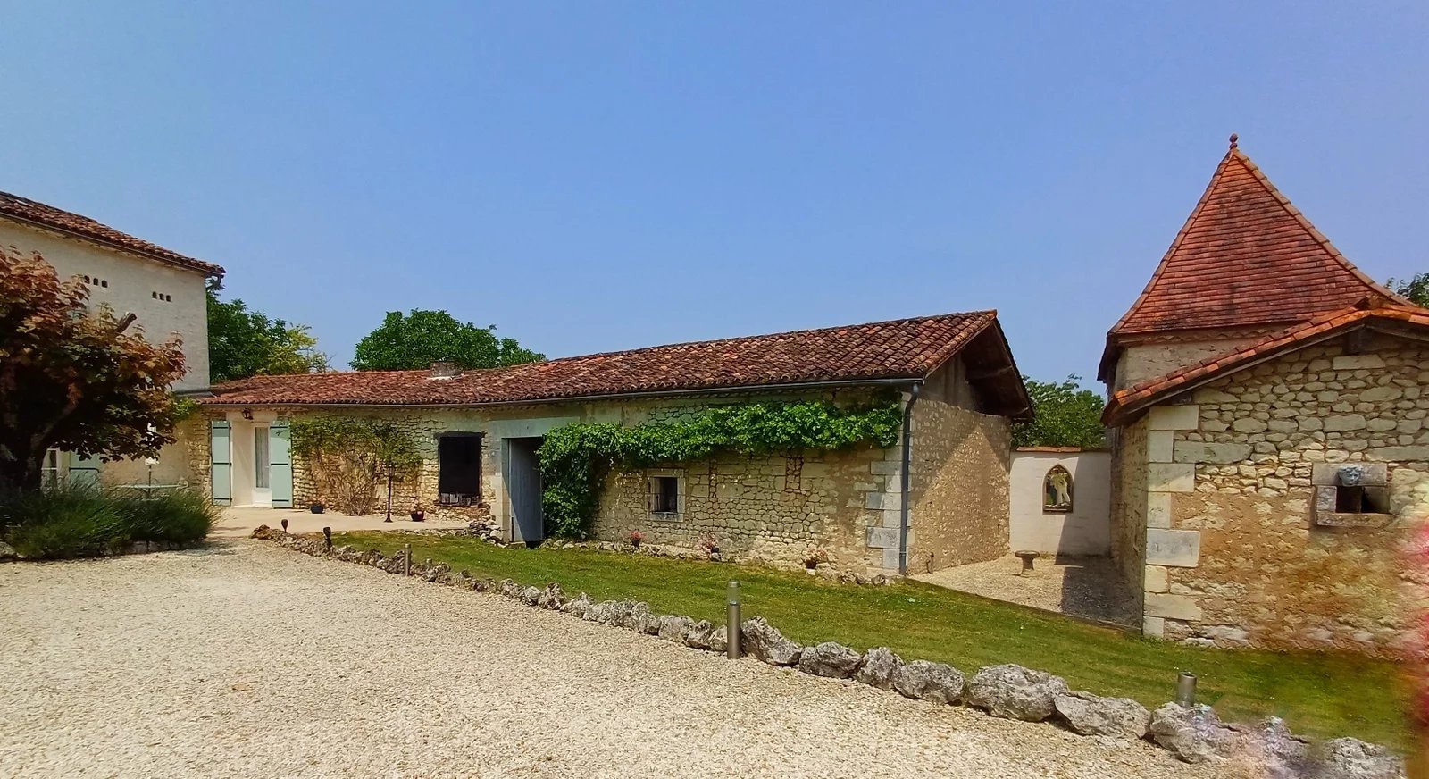 Exceptional 7-Bedroom Charentaise Home with Restored Pigeonnier guest suite, Stone Cottage to finish, Pool & Panoramic Views, Poitou-Charentes – France – BVI81438