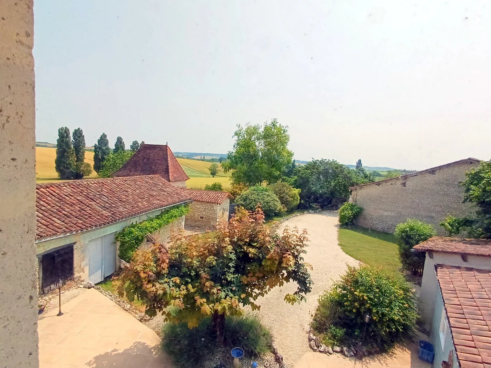Exceptional 7-Bedroom Charentaise Home with Restored Pigeonnier guest suite, Stone Cottage to finish, Pool & Panoramic Views, Poitou-Charentes – France – BVI81438