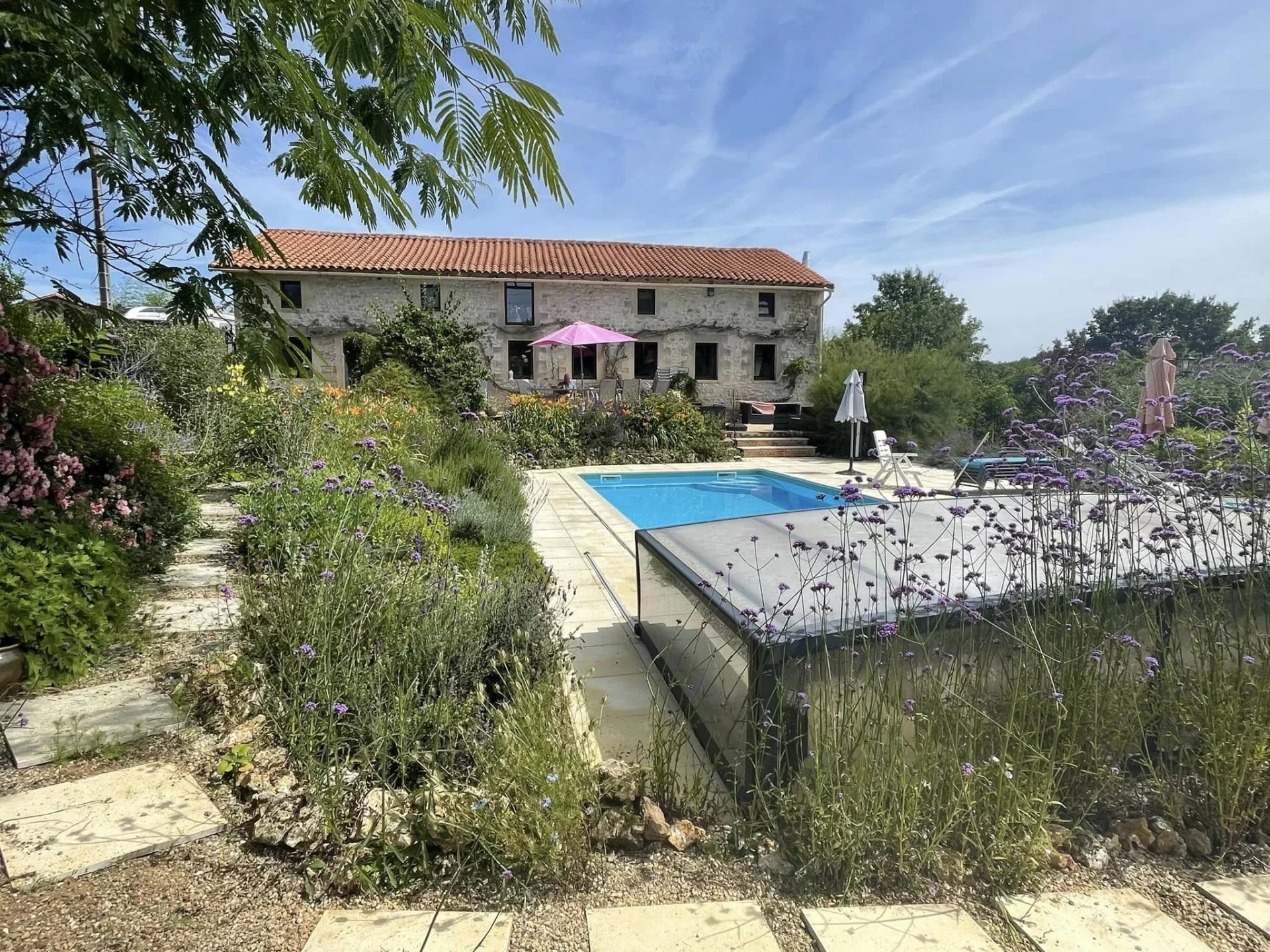Charming Five-Bedroom Stone Home with Pool and Gardens in Peaceful Village, Poitou-Charentes – France – BVI80330